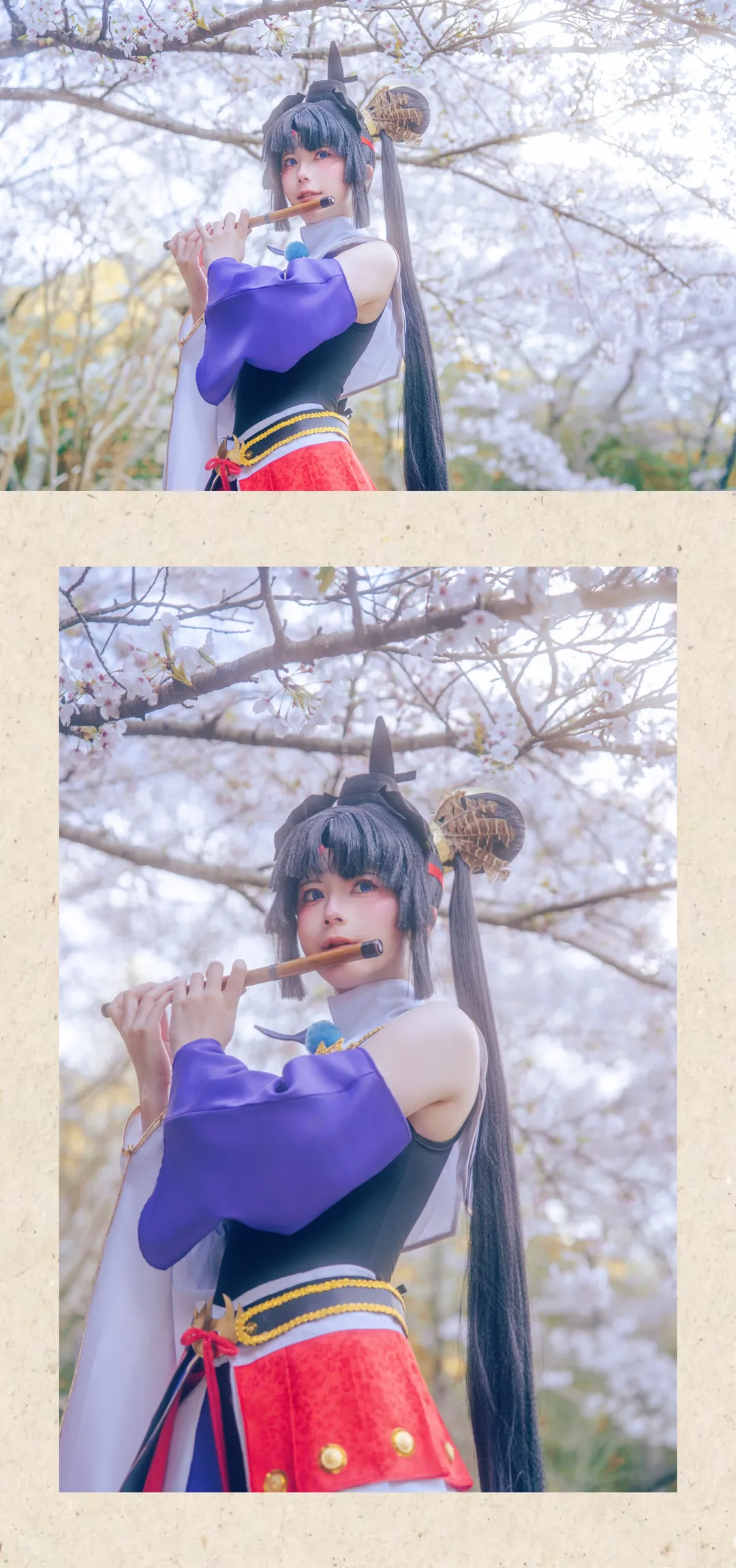 樱花, FGO, 白丝, 牛若丸cos, 京都 - 第6张