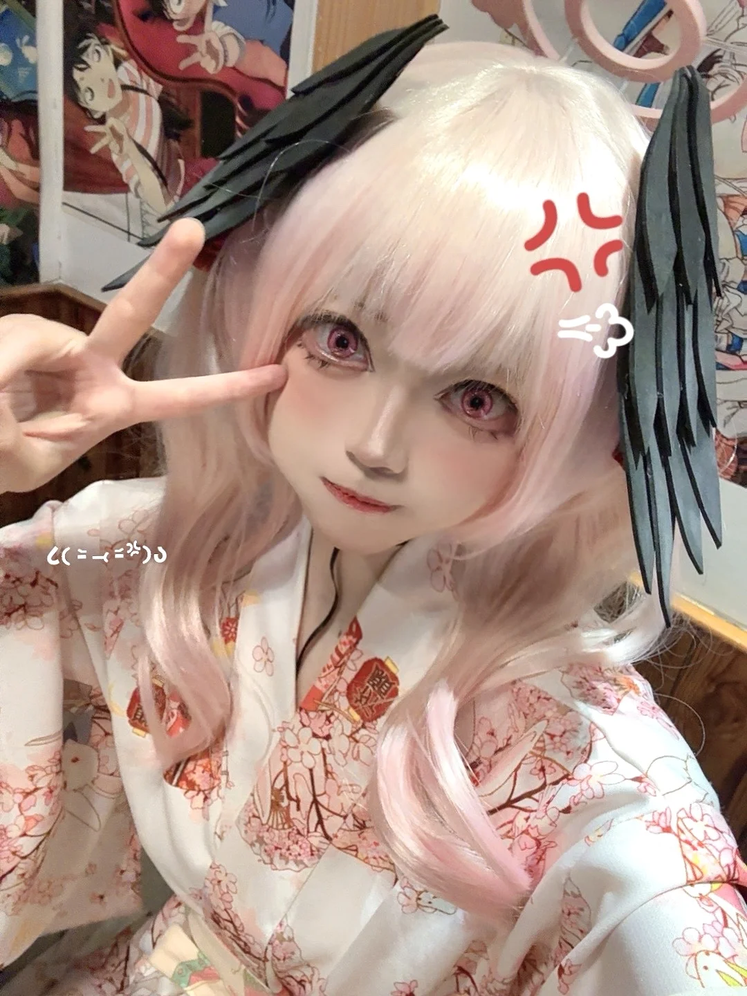 ブルーアーカイブ, コスプレ撮影, 下江コハル コスプレ, 誕生日イラスト, オリジナル和服 - 2枚目