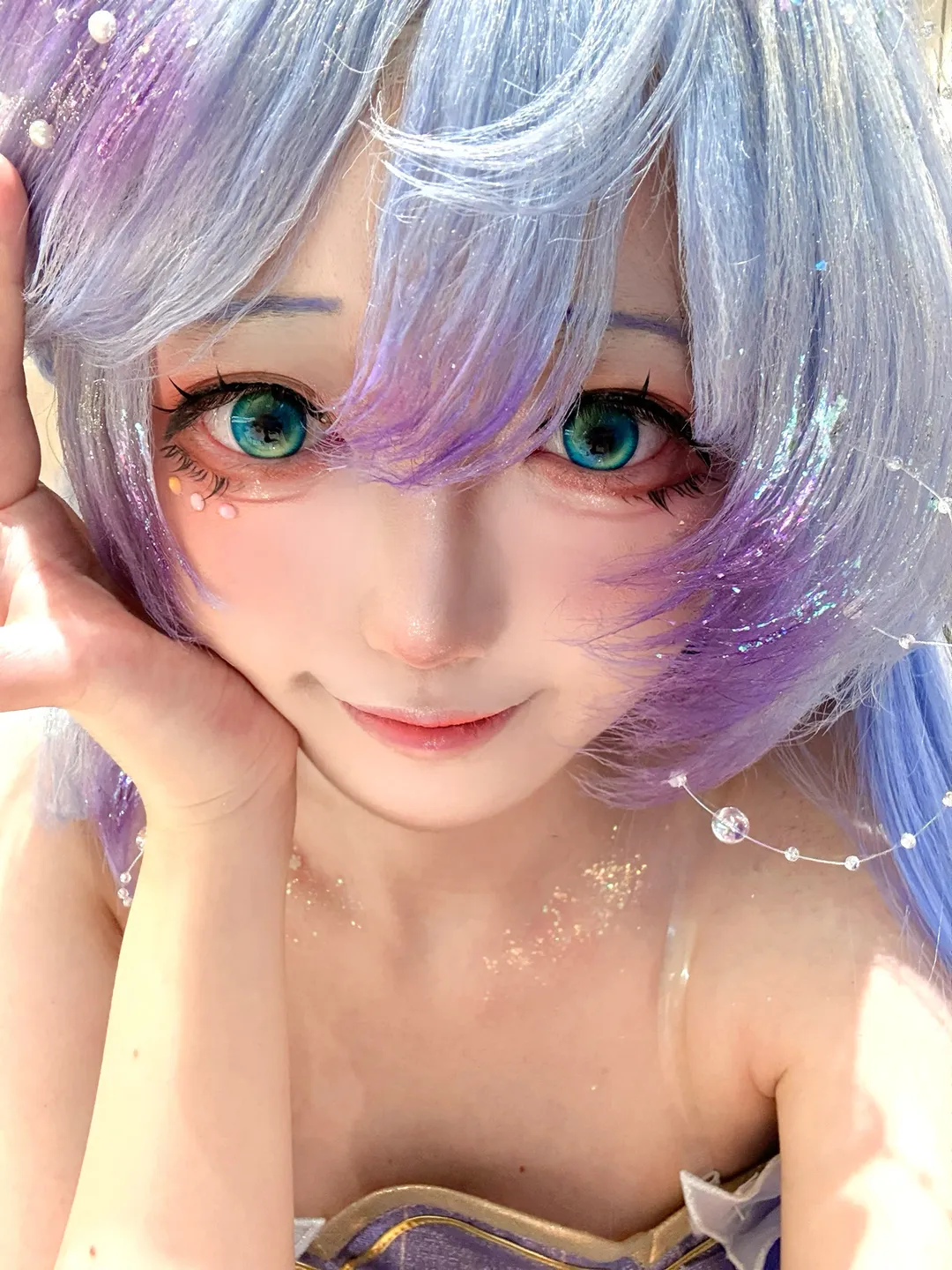 崩坏星穹铁道, 漫展返图, 知更鸟cos, cosplay妆面, 苹果人像模式