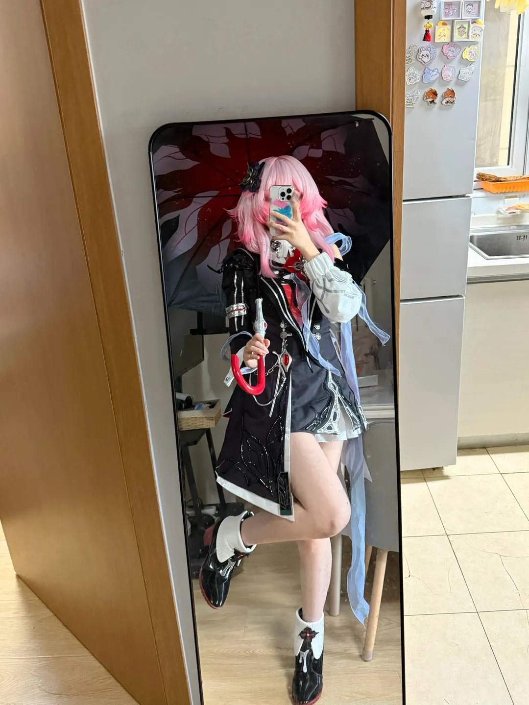 崩坏星穹铁道, 长夜月cos, 三分妄想, 对镜自拍, cosplay服装分享
