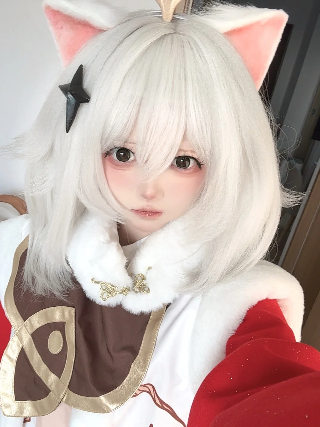 原神, 猫耳, 二次元cosplay, 萌系穿搭, 派蒙cos