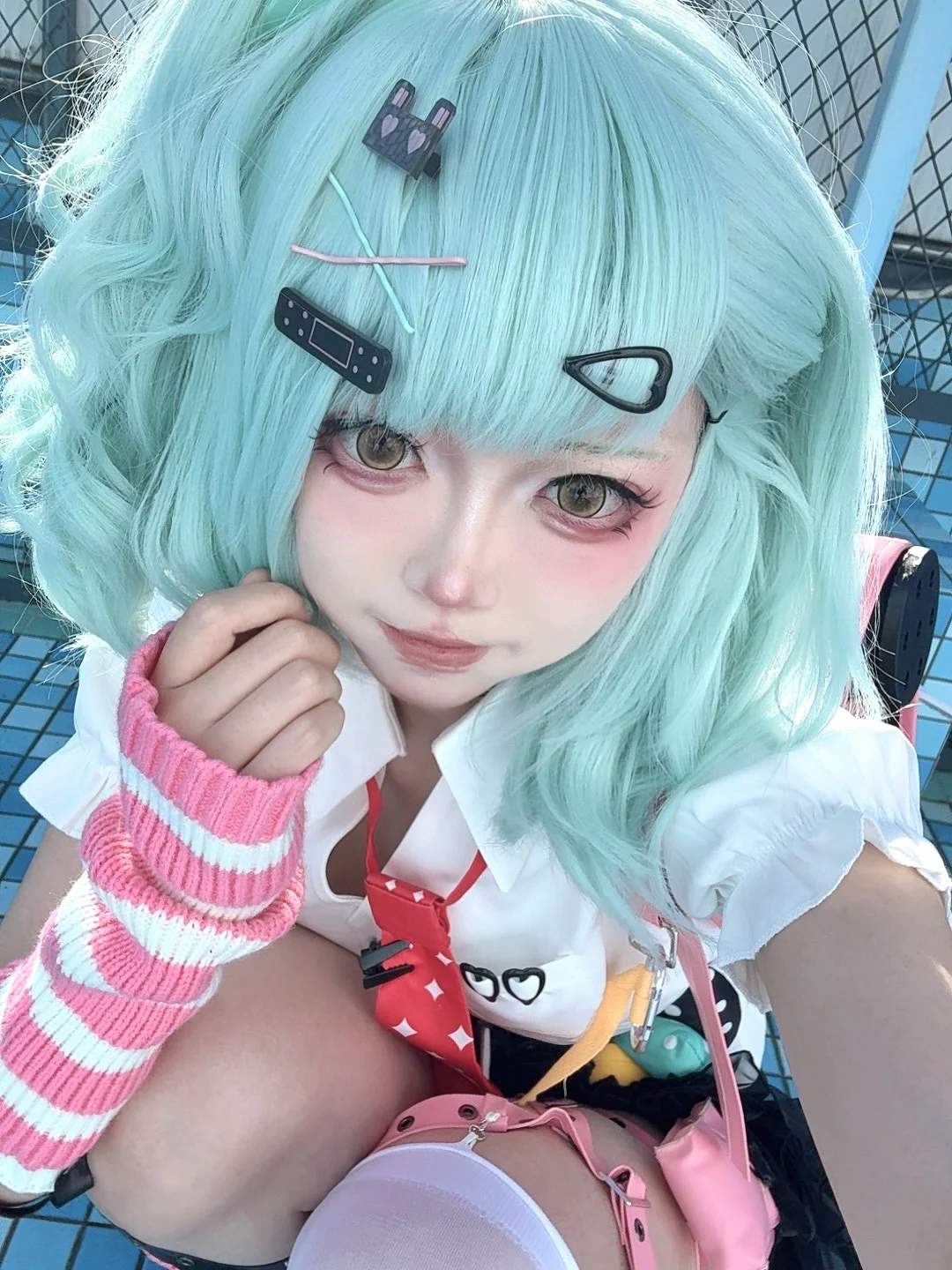 绝区零, cosplay, 妄想天使, 千夏cos, 粉色系穿搭 - 第1张