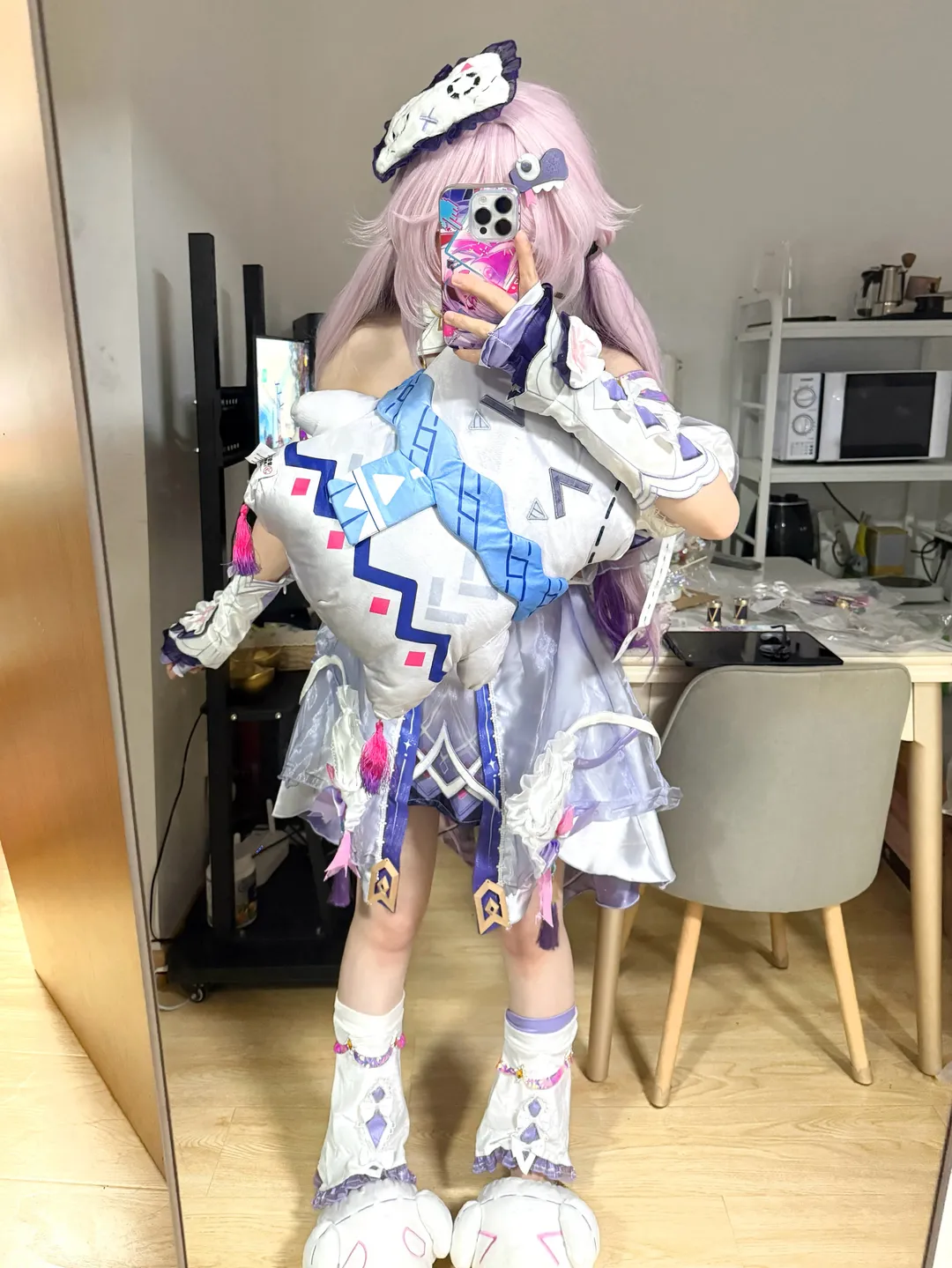 原神, 茜特菈莉cos, cos试衣, cosplay穿搭, 对镜拍 - 第3张