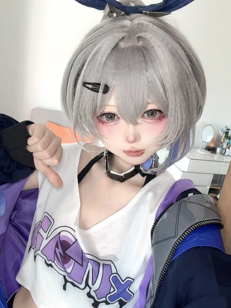 二次元, cosplay, 崩坏星穹铁道, 银狼cos, 银狼三星联动 - 第1张