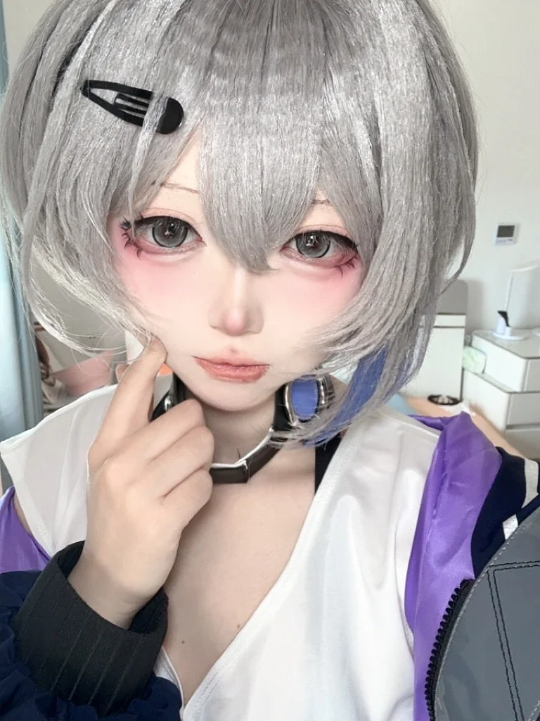 2D, cosplay, Honkai: Star Rail, Silver Wolf cosplay, Silver Wolf Samsung collaboration