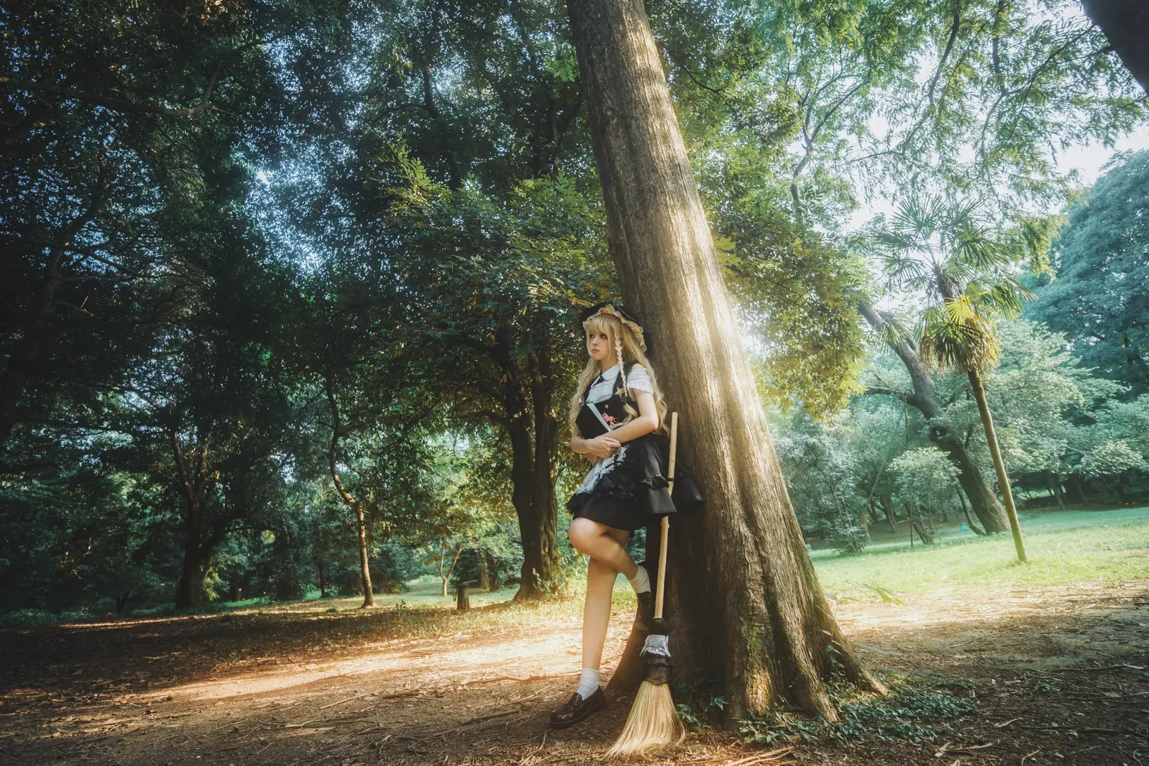 东方project, 雾雨魔理沙cos, cosplay摄影, 杭州约拍, 森林外拍
