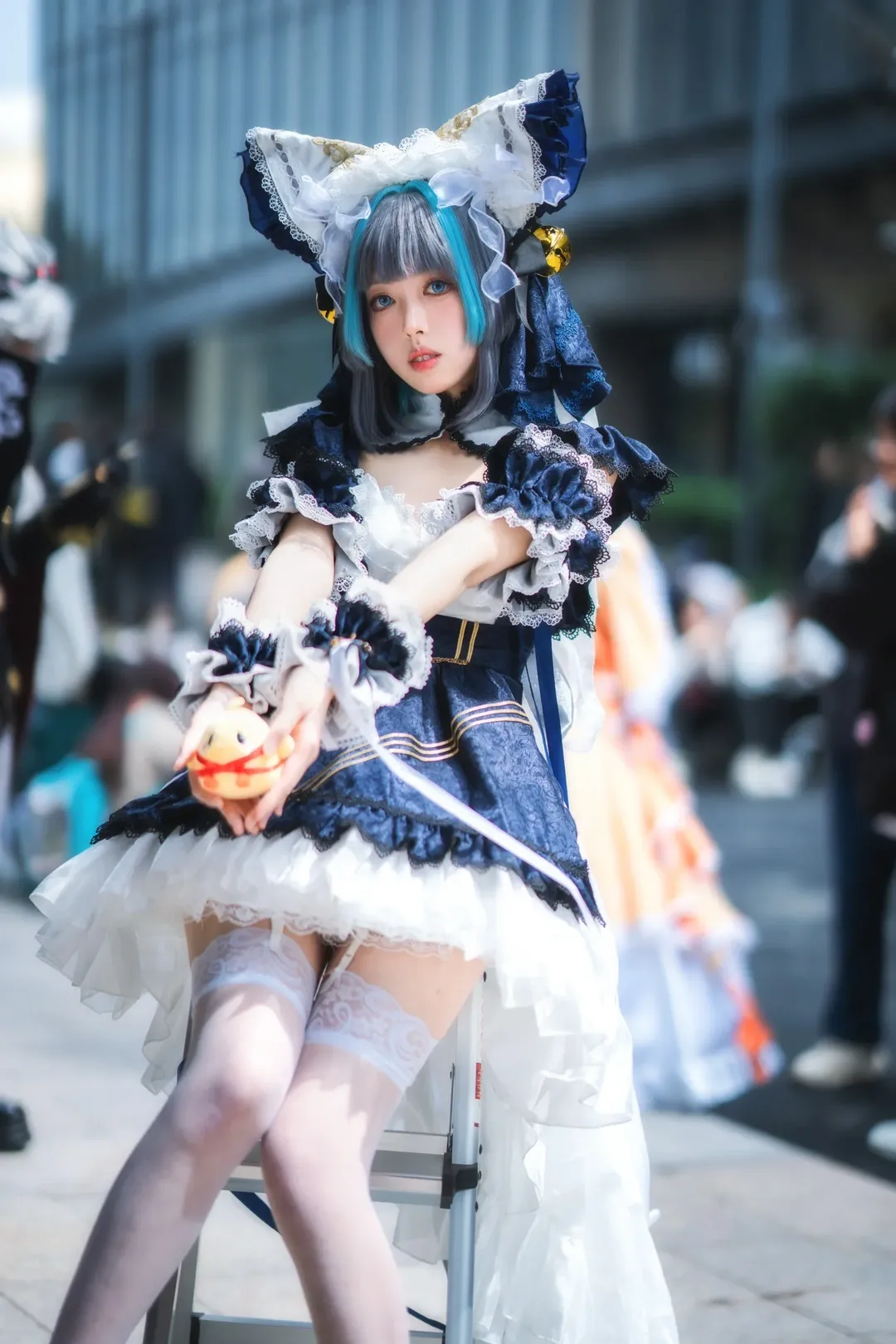 碧蓝航线, 漫展返图, 白丝, 柴郡猫cos, 杭州cosplay - 第2张