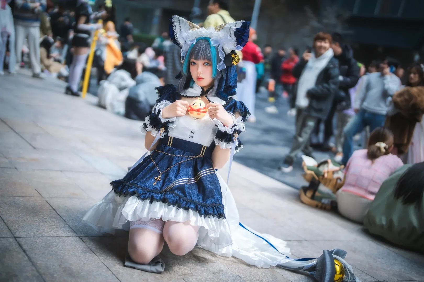 碧蓝航线, 漫展返图, 白丝, 柴郡猫cos, 杭州cosplay - 第5张