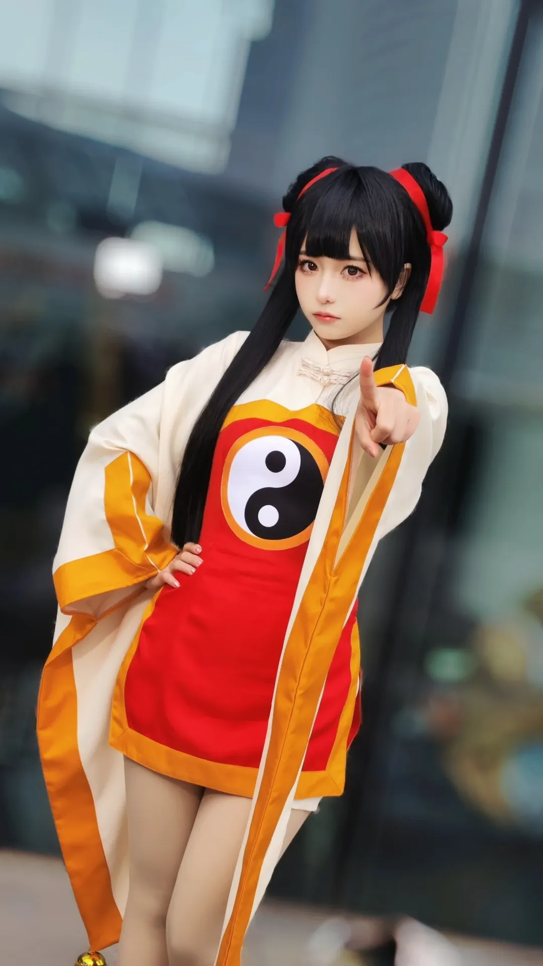 カードキャプターさくら, 成都のアニメイベント, 世界線アニメイベント, 李苺鈴コスプレ, 肌色ストッキング - 6枚目