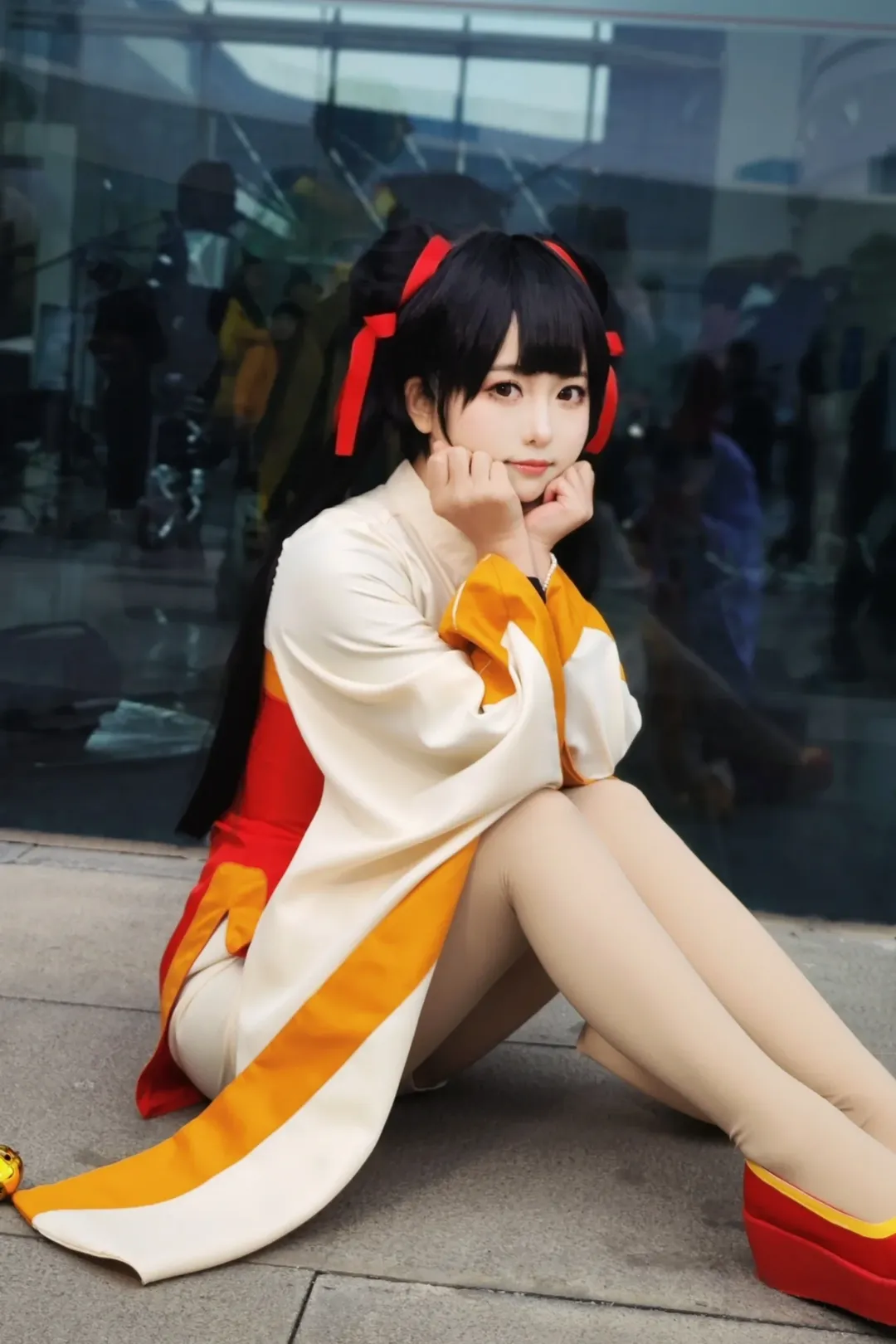 カードキャプターさくら, 成都のアニメイベント, 世界線アニメイベント, 李苺鈴コスプレ, 肌色ストッキング - 7枚目