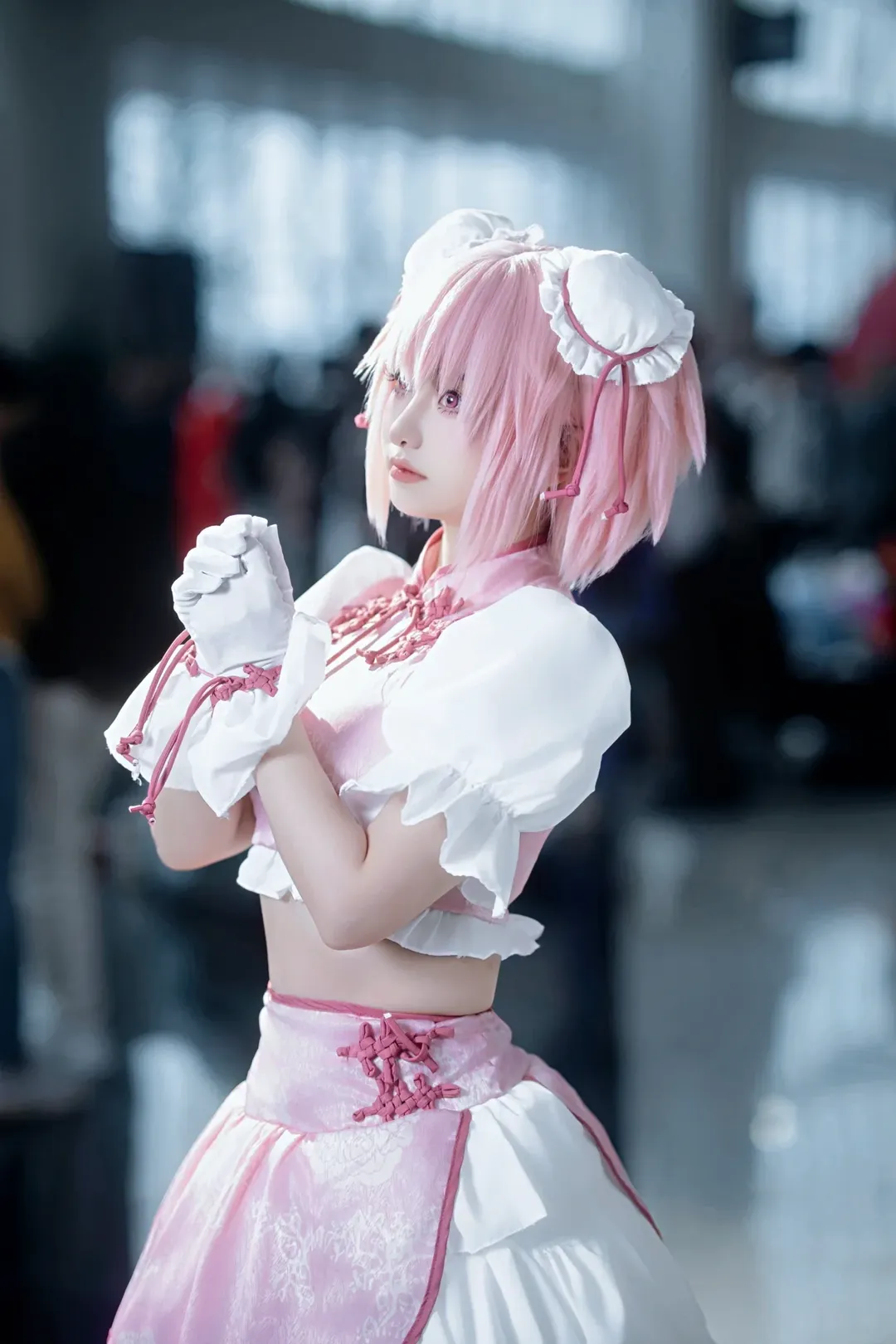 鹿目圆cos, 魔法少女小圆, cosplay场照, 晓美焰cos, 中华风cos - 第1张
