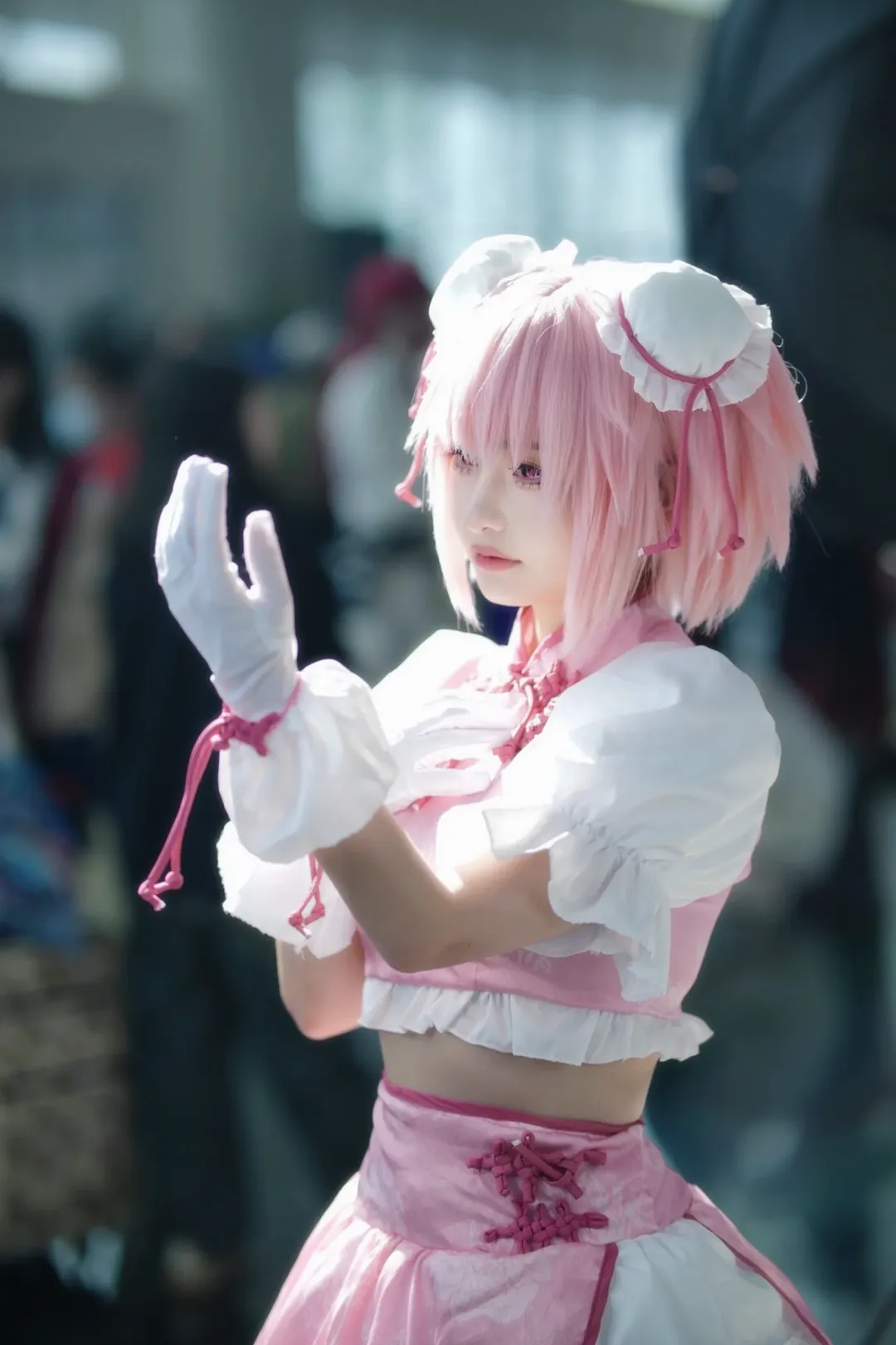 鹿目圆cos, 魔法少女小圆, cosplay场照, 晓美焰cos, 中华风cos - 第3张