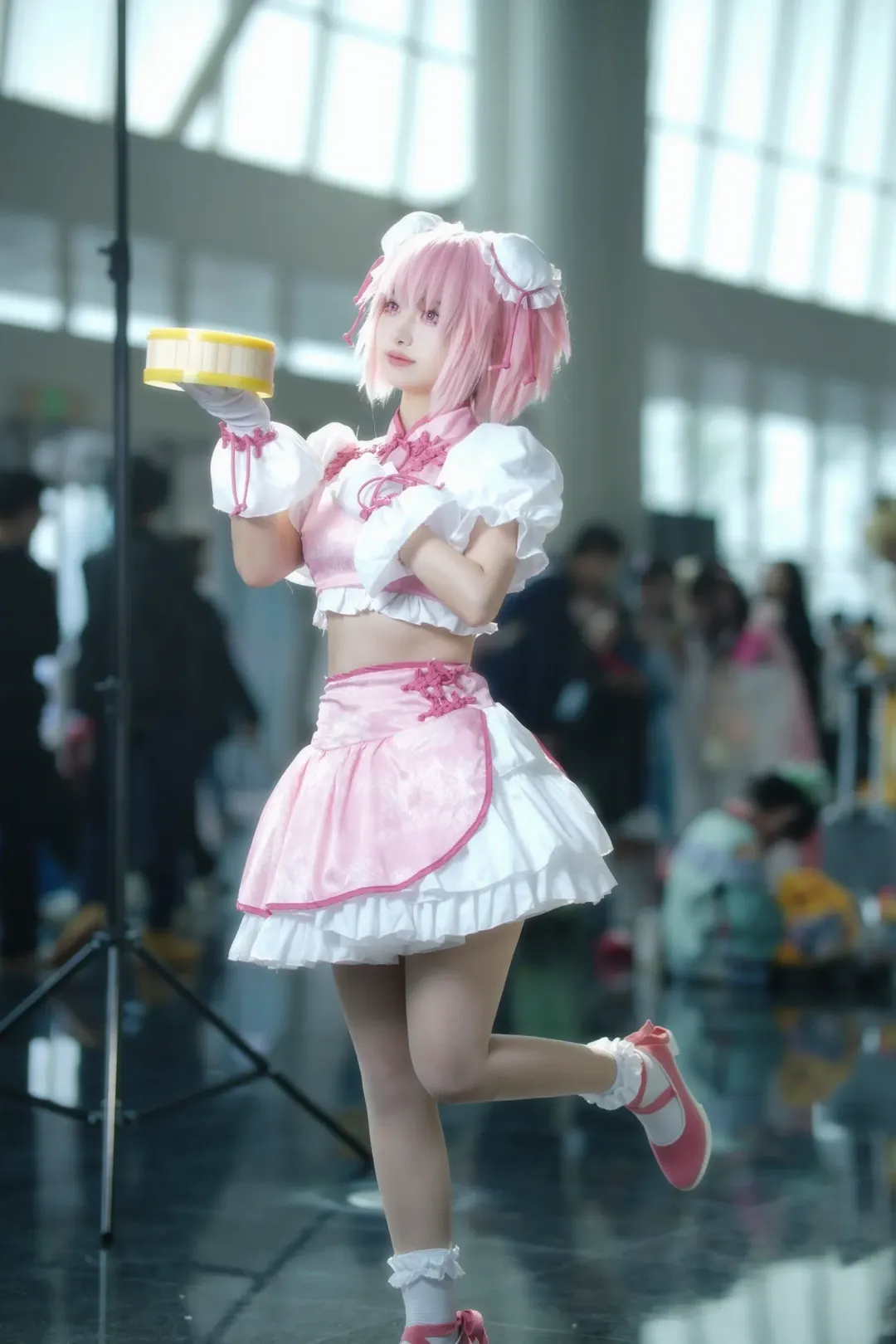 鹿目圆cos, 魔法少女小圆, cosplay场照, 晓美焰cos, 中华风cos