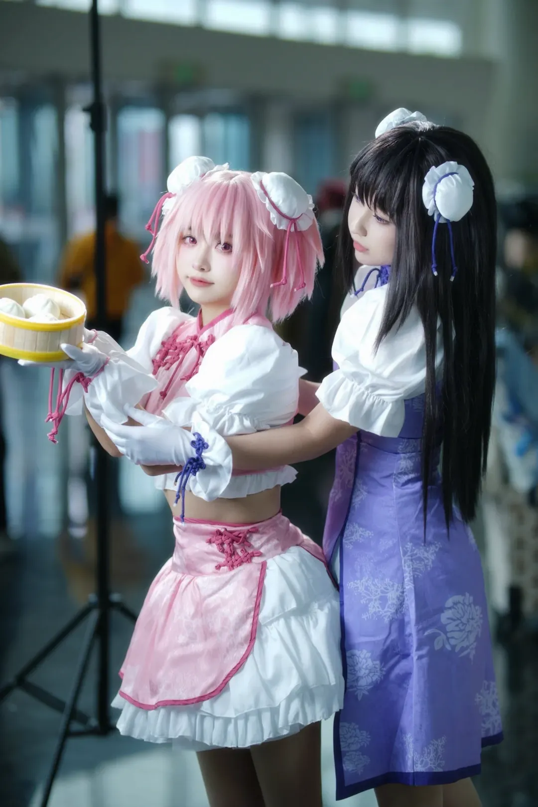 鹿目圆cos, 魔法少女小圆, cosplay场照, 晓美焰cos, 中华风cos - 第5张