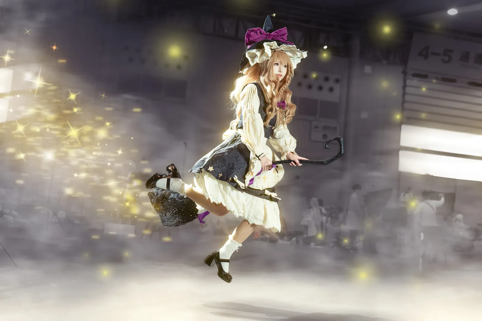 cosplay, 场照, 东方project, 魔理沙cos, 丝袜 - 第4张