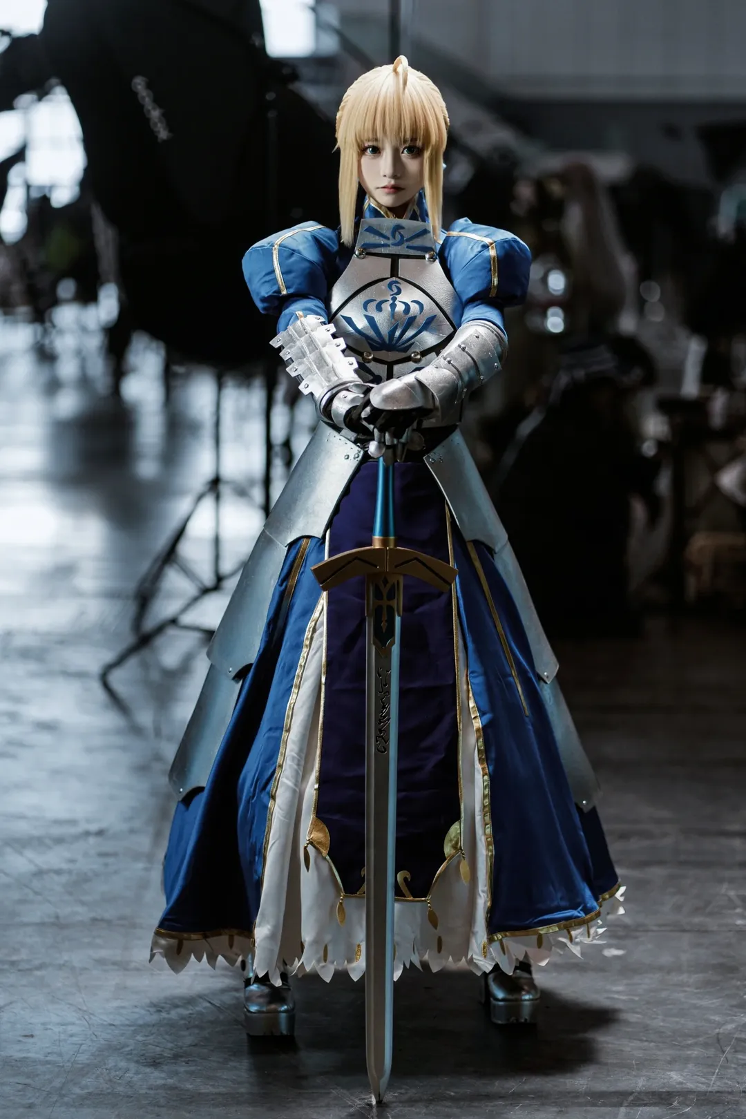场照, 漫展, Fate, Saber cos, 铠甲