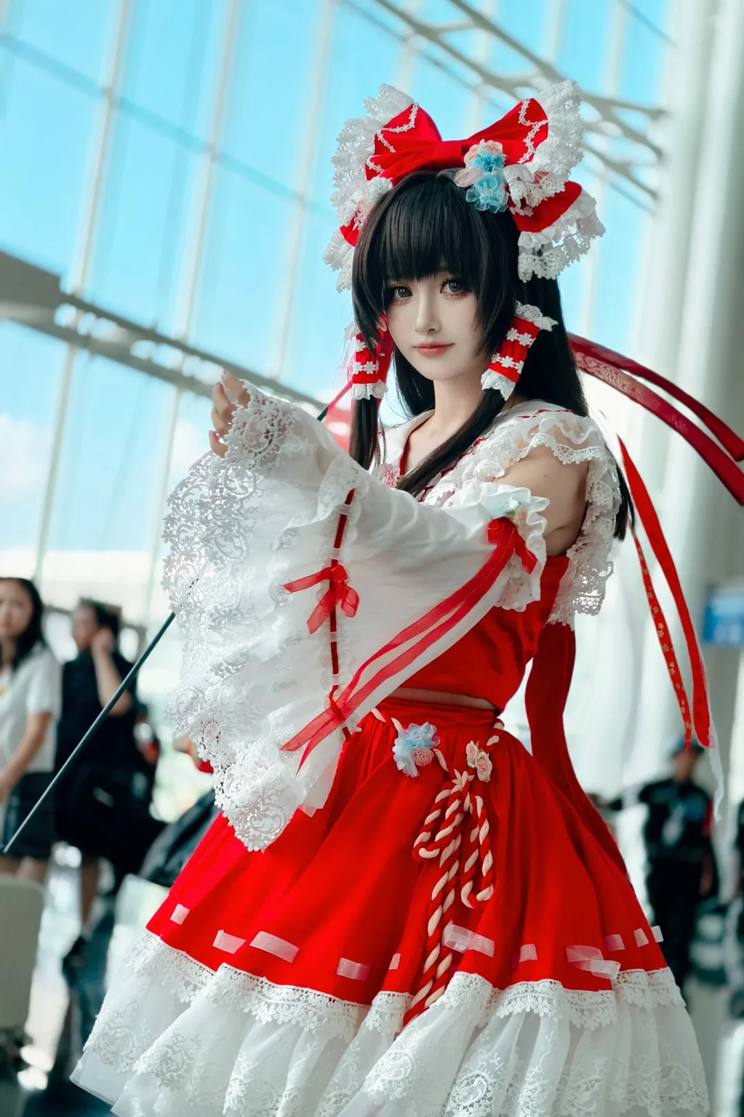 场照, 博丽灵梦cos, 东方project, 同人产粮节, 世界线漫展 - 第3张
