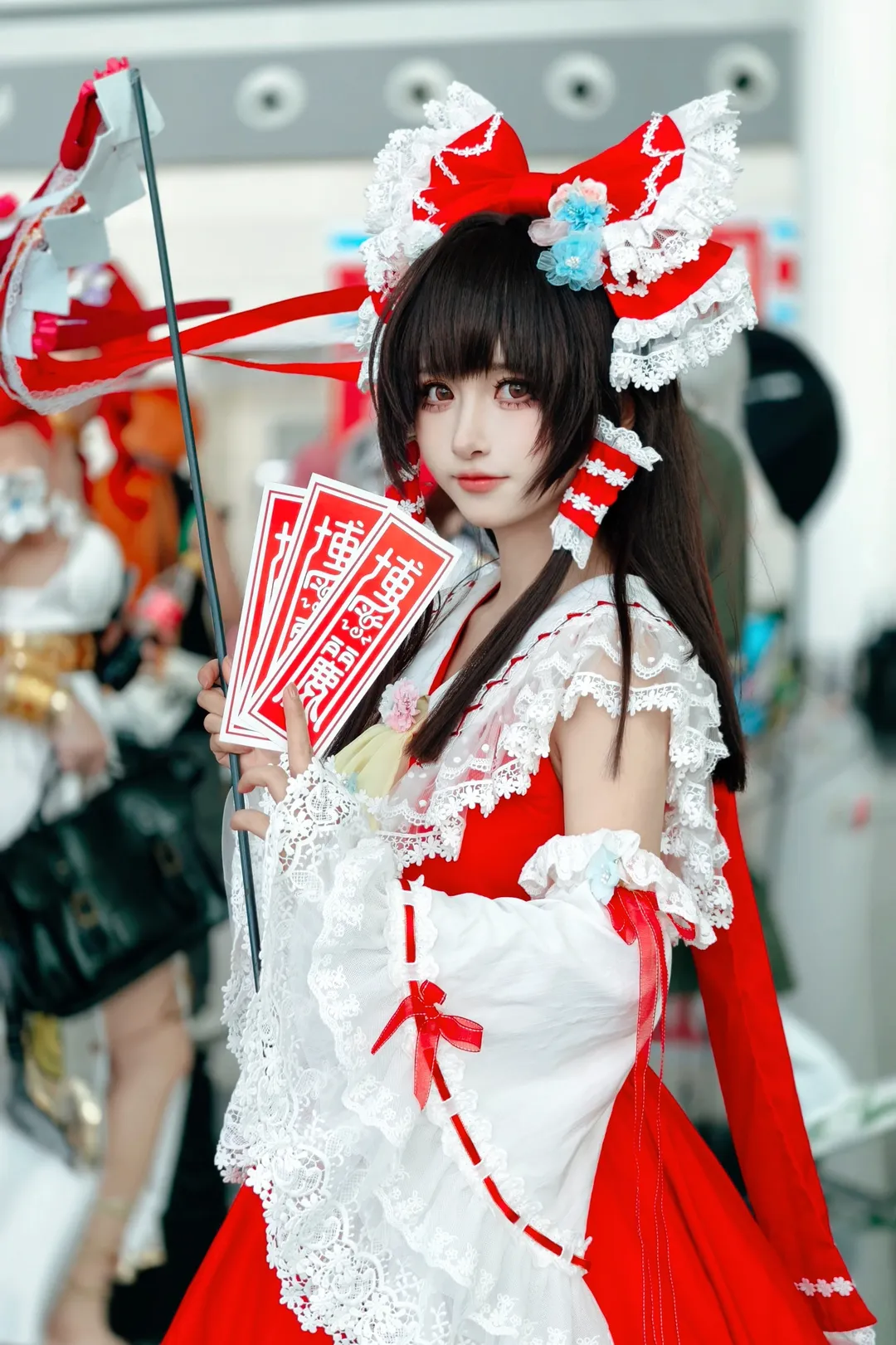场照, 博丽灵梦cos, 东方project, 同人产粮节, 世界线漫展 - 第5张