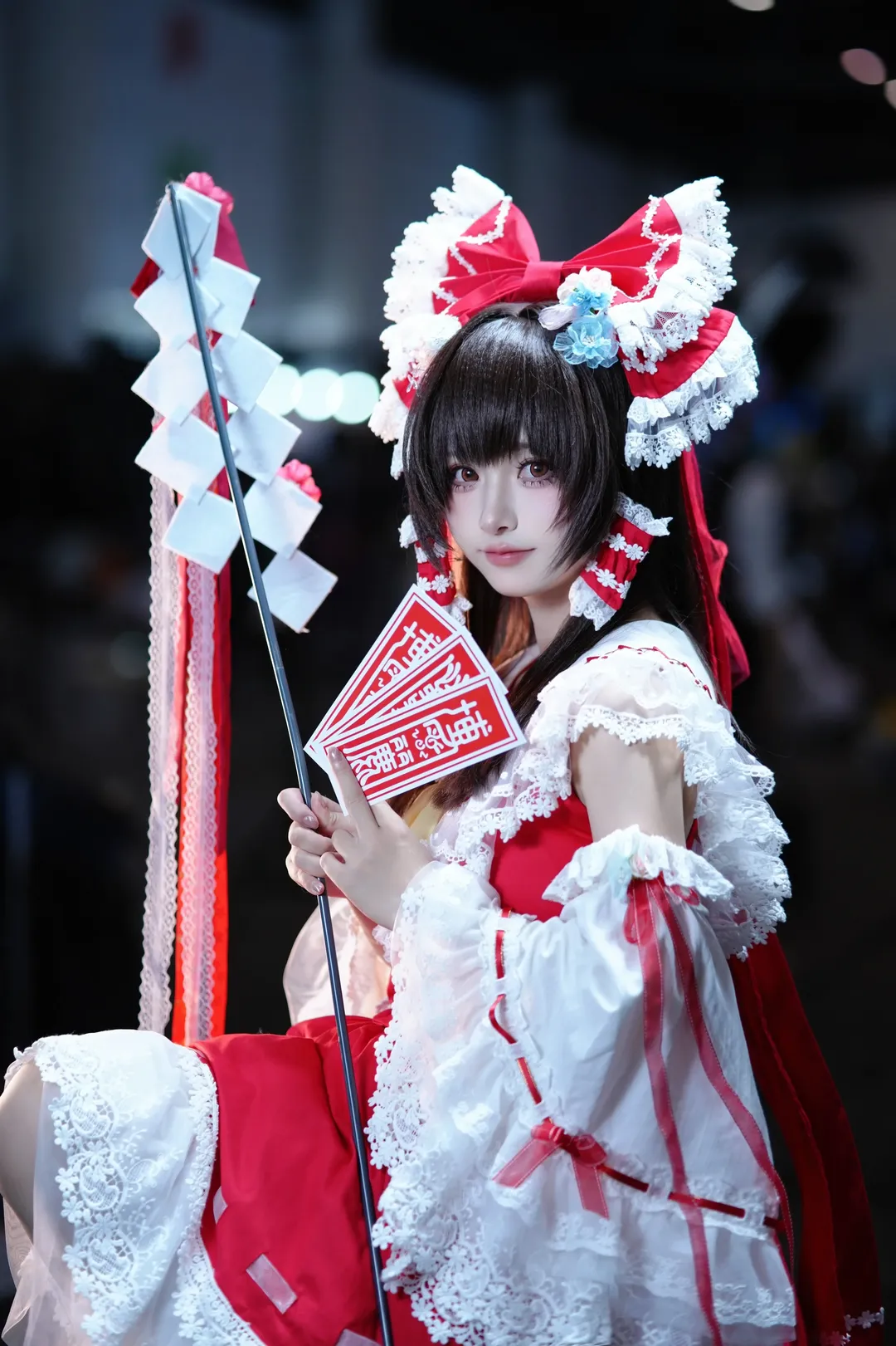 二次元, コスプレ, 博麗霊夢コスプレ, 東方Project, 世界線アニメイベント