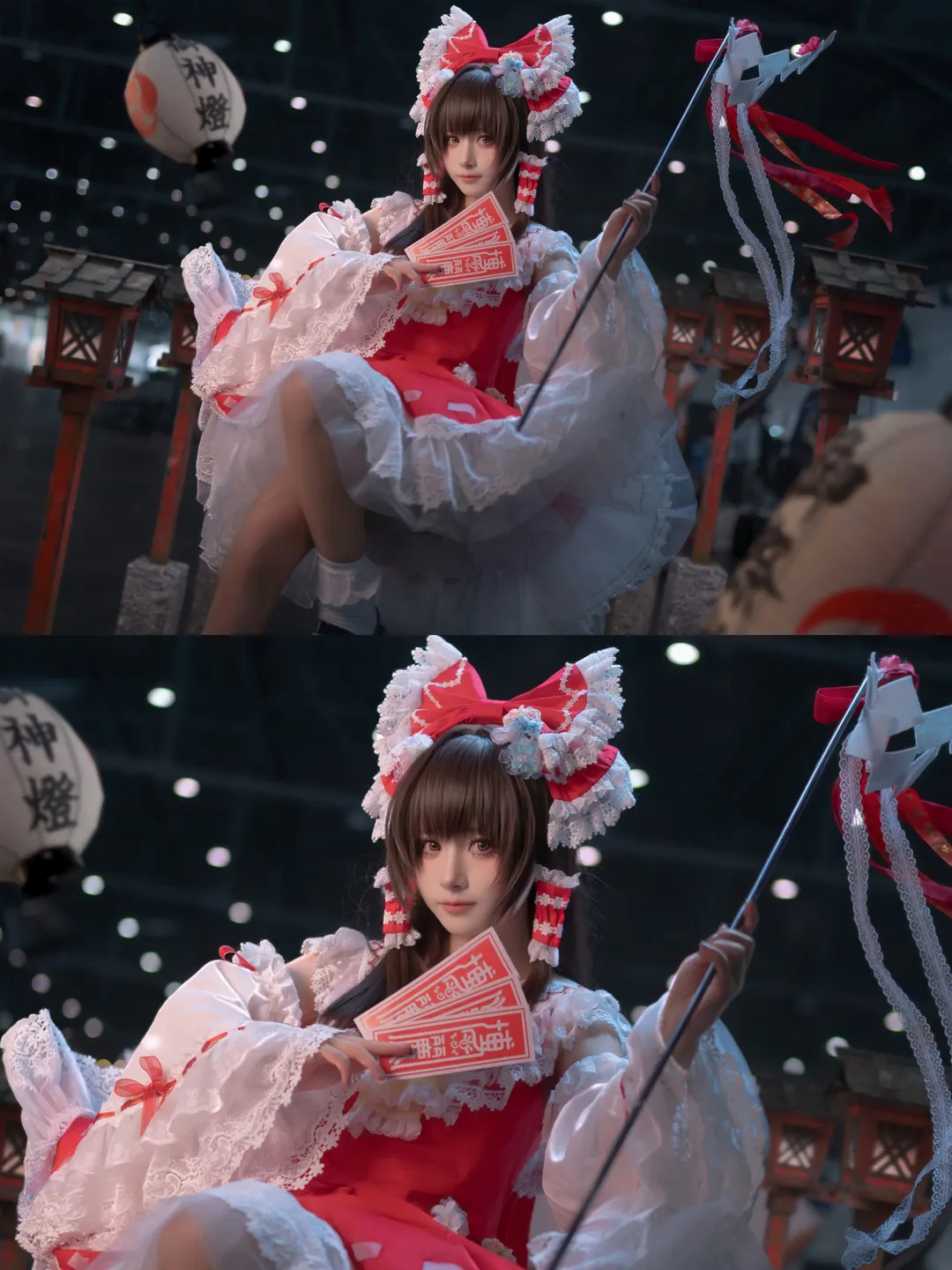 cosplay, 博丽灵梦cos, 东方project, 二次元日常, 红白洋装 - 第1张