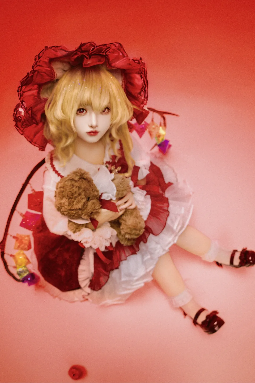 东方Project, 芙兰朵露cos, 白丝袜, 人偶妆, 洋娃娃 - 第5张