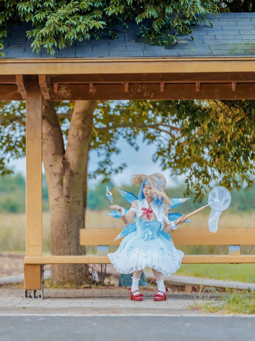 Cosplay, 二次元, 东方project, 琪露诺cos, 夏日清凉 - 第3张
