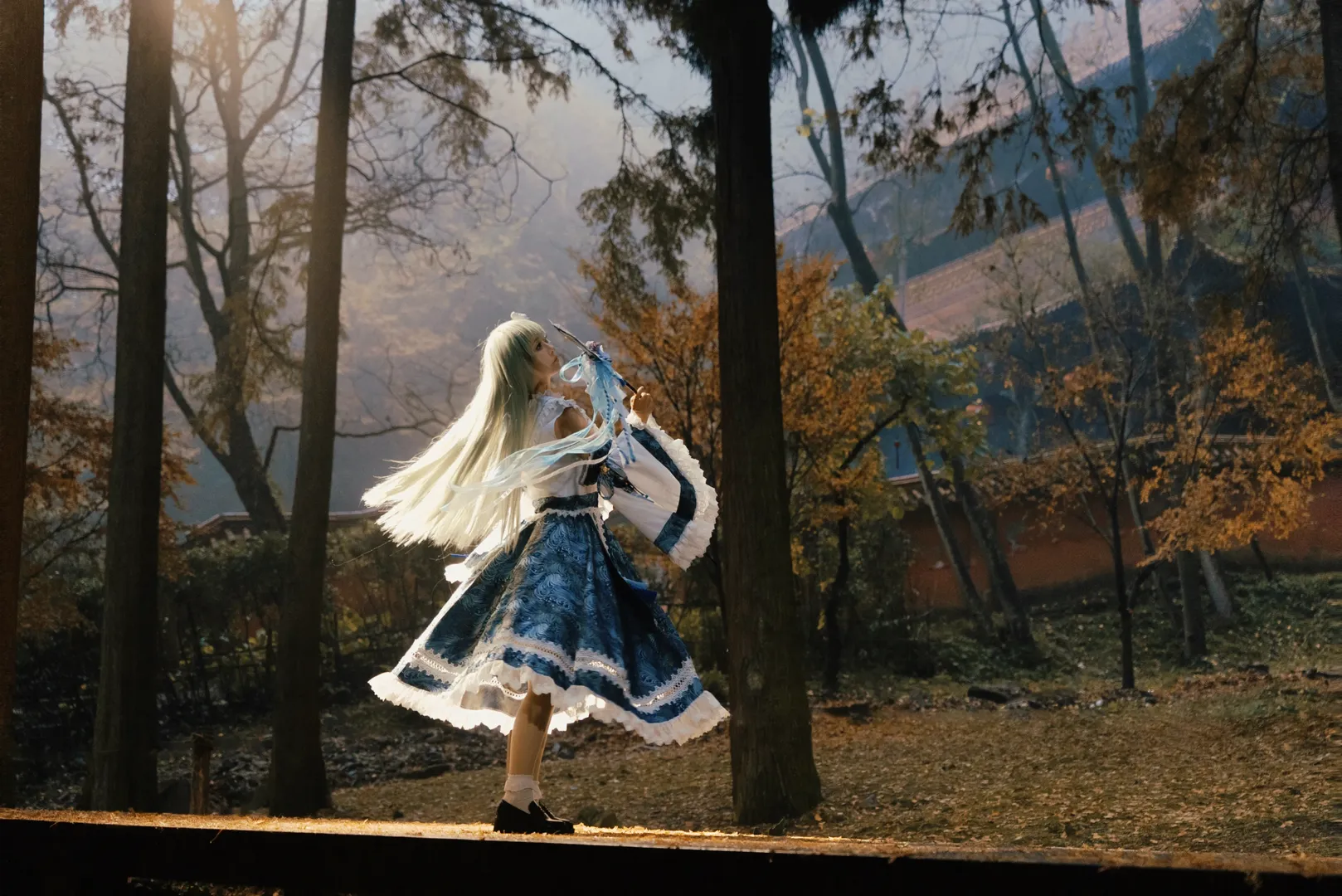 cosplay, 东方project, 东风谷早苗cos, 秋日摄影, 二次元小卖部 - 第2张