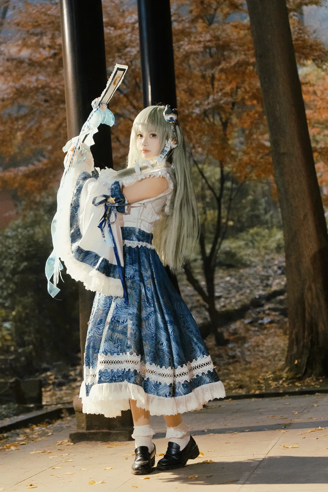 cosplay, 东方project, 东风谷早苗cos, 秋日摄影, 二次元小卖部 - 第4张