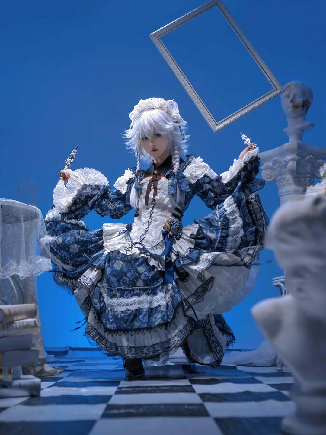 東方Project, 紅魔館, 十六夜咲夜 コスプレ, ストッキング, メイド長コスプレ
