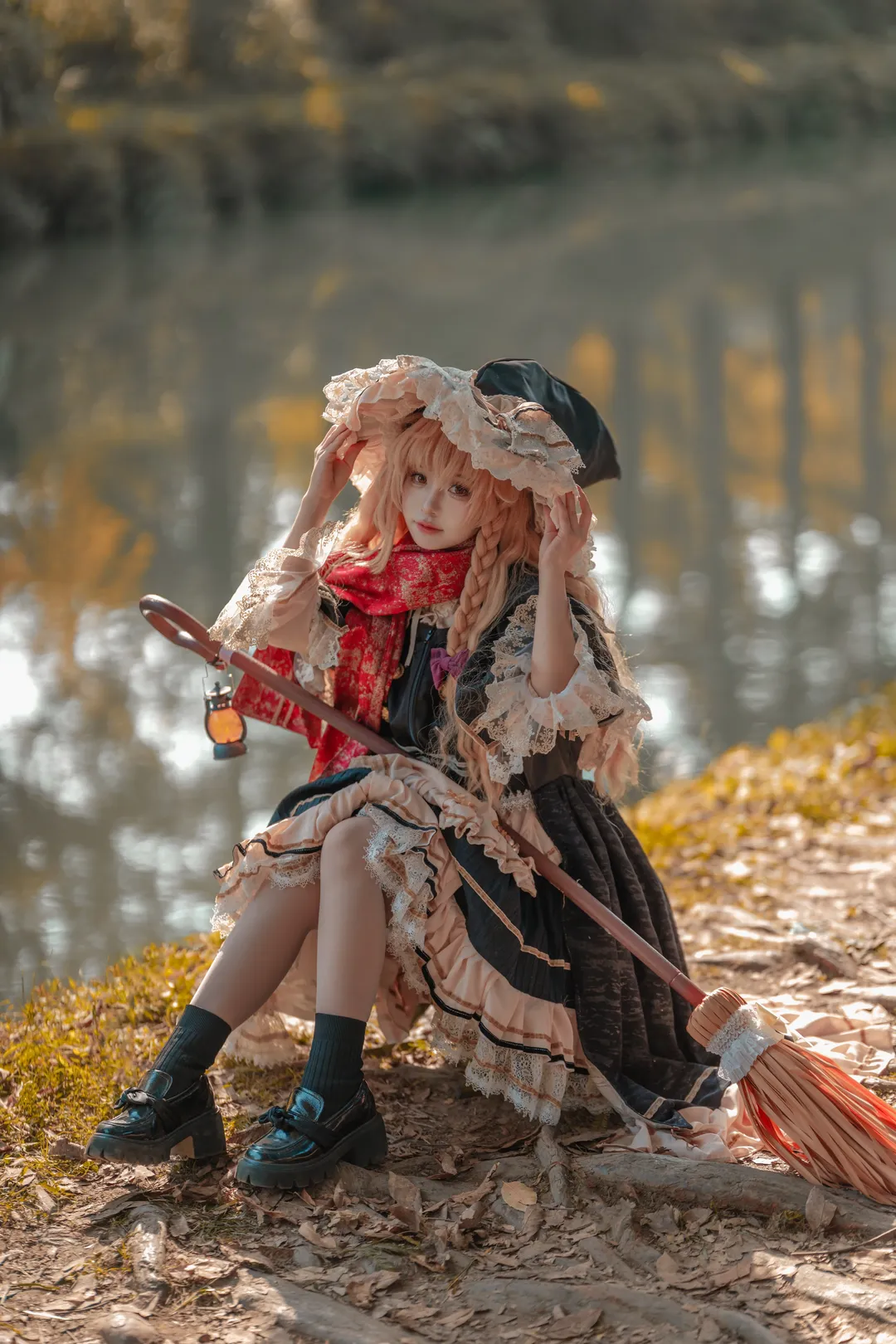 东方project, 雾雨魔理沙cos, 二次元cos, 秋日cos, 丝袜cos - 第2张