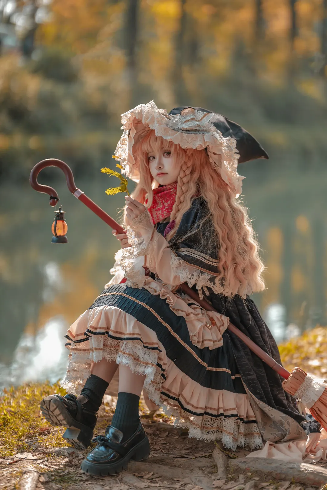 东方project, 雾雨魔理沙cos, 二次元cos, 秋日cos, 丝袜cos - 第3张