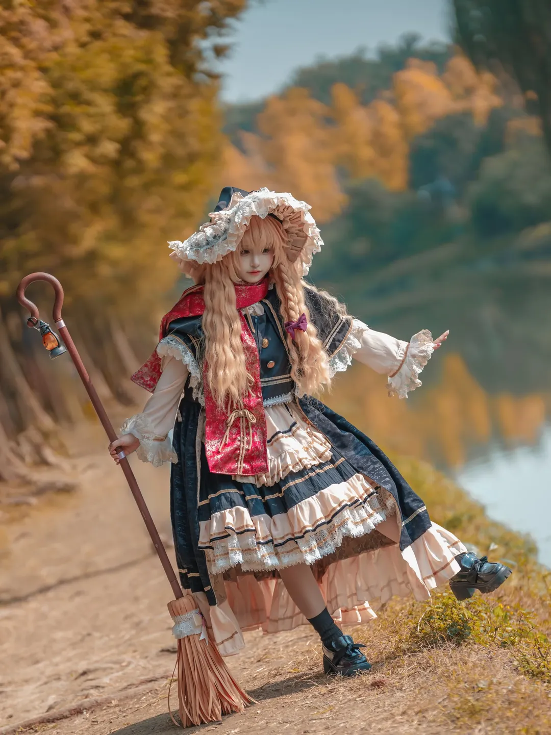 东方project, 雾雨魔理沙cos, 二次元cos, 秋日cos, 丝袜cos