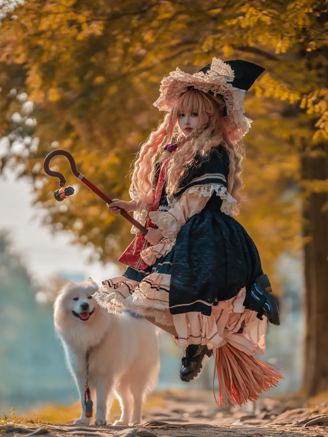 cosplay, 东方project, 雾雨魔理沙cos, 东方二设, 犬走椛cos