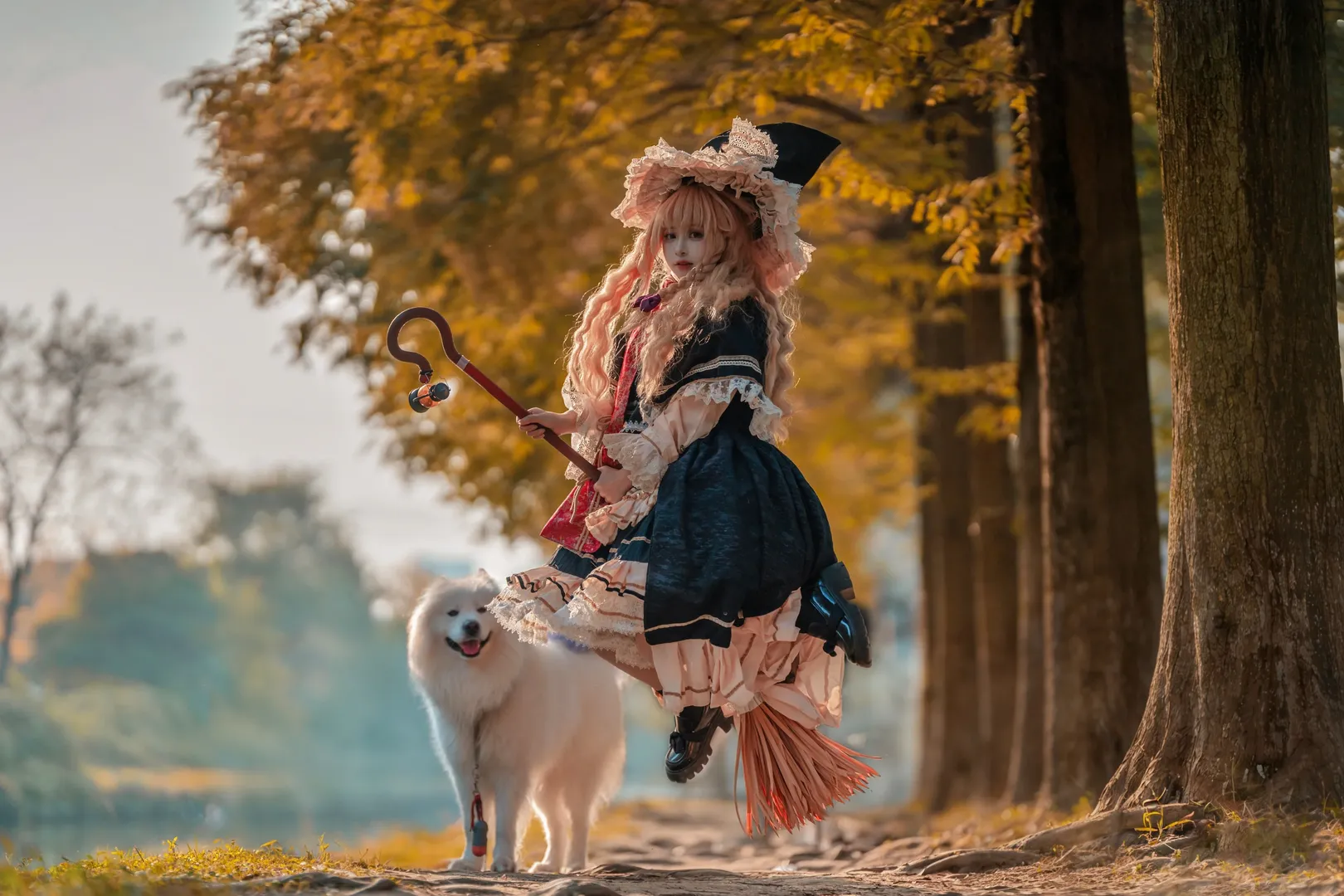 cosplay, 东方project, 雾雨魔理沙cos, 东方二设, 犬走椛cos - 第2张