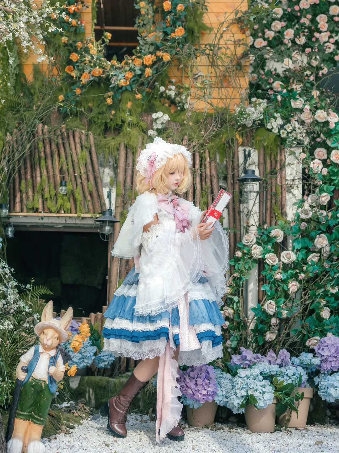 二次元, コスプレ, 東方Project, アリス・マーガトロイド コスプレ, ロリータドレス - 3枚目