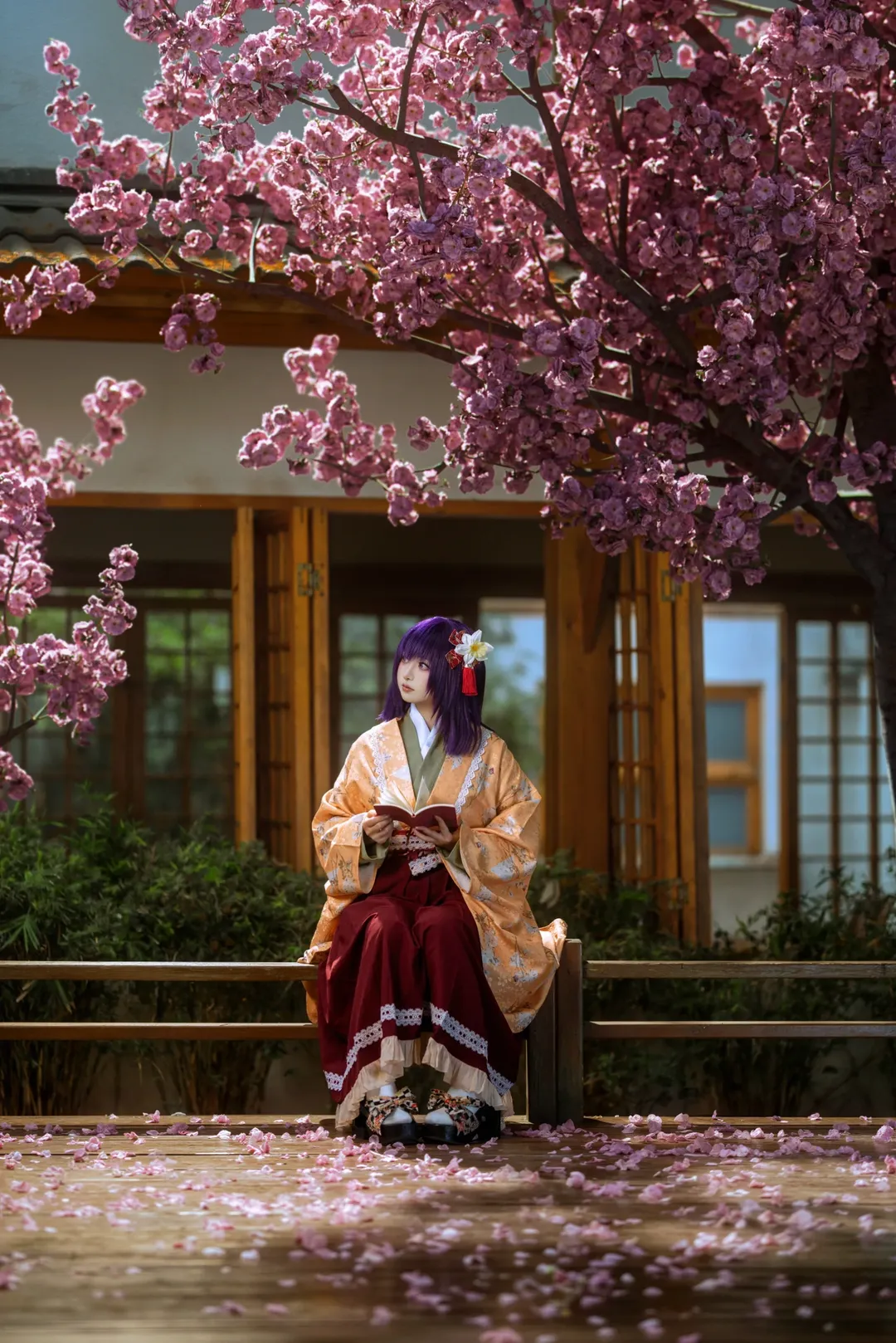 古风摄影, 二次元摄影, 东方Project, 和风cosplay, 稗田阿求cos - 第1张