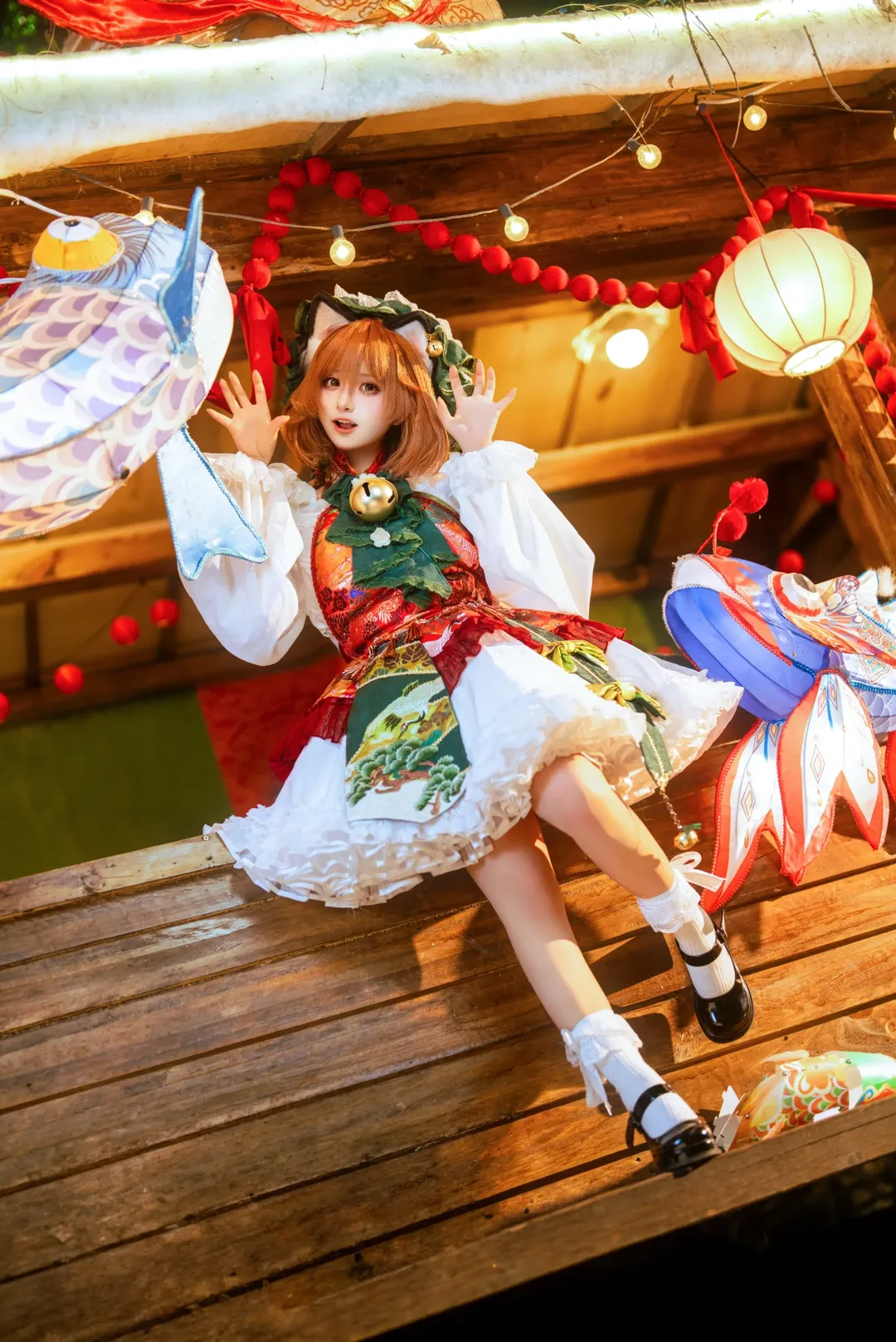 cosplay, 东方project, 猫耳, 八云橙cos, 日系祭典 - 第1张