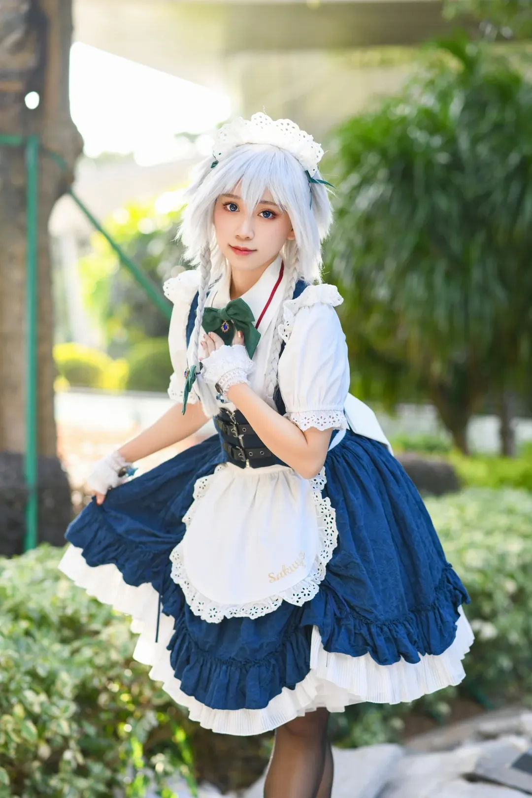 cosplay, 东方Project, 漫展返图, 十六夜咲夜cos, 丝袜