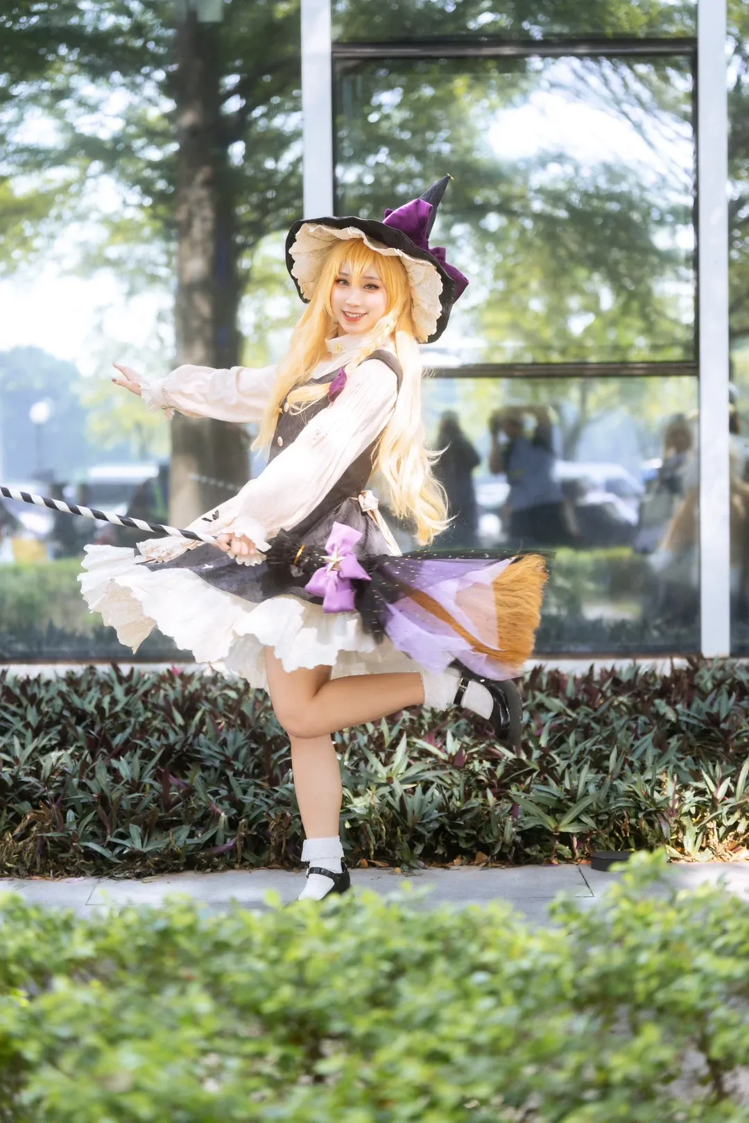 cosplay, 魔理沙cos, 东方Project, 魔法使, 萤火虫漫展