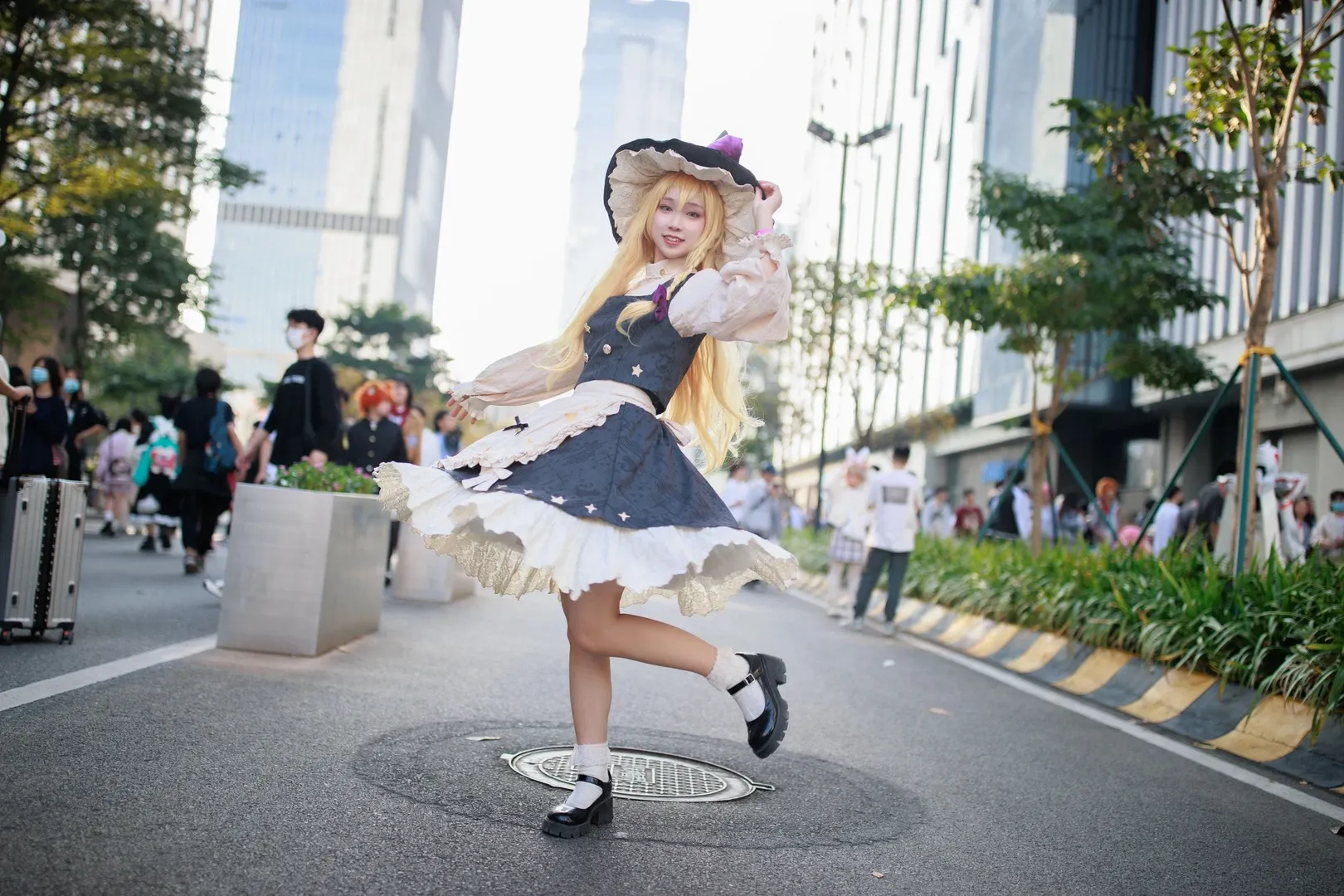 2D, Convention photo, Touhou Project, Marisa cosplay, Firefly ACG Expo - Image 1