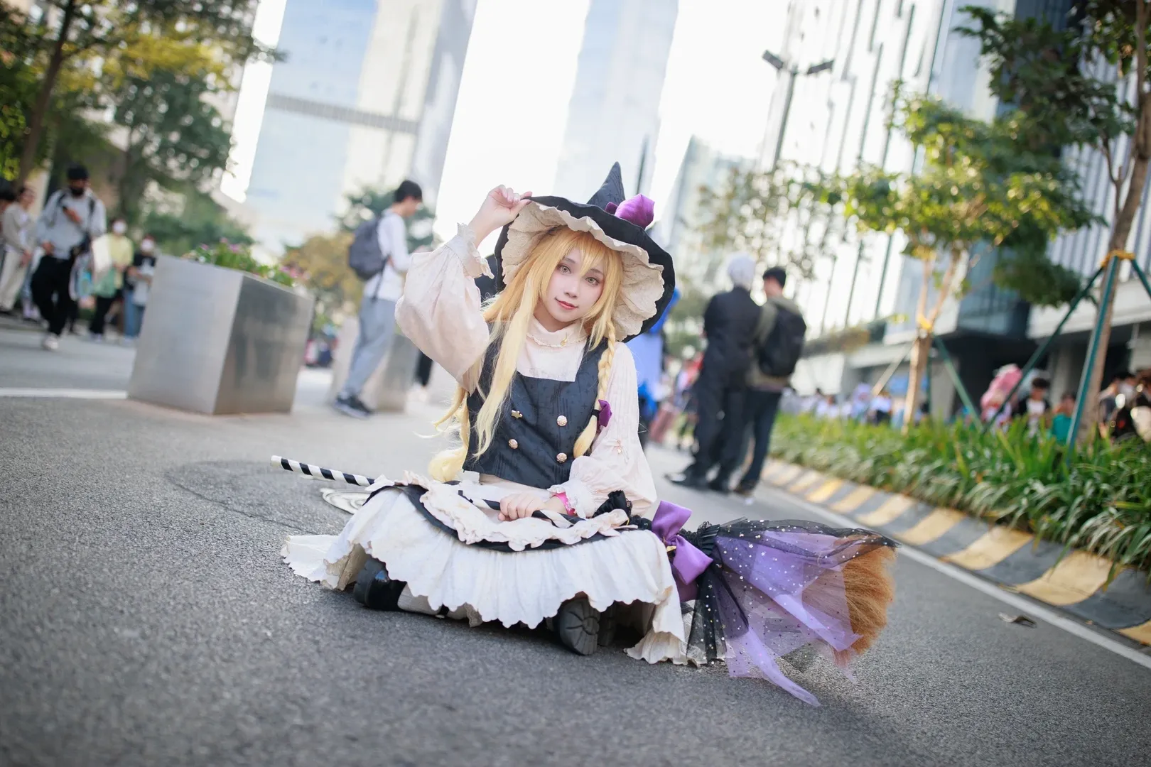 2D, Convention photo, Touhou Project, Marisa cosplay, Firefly ACG Expo - Image 2