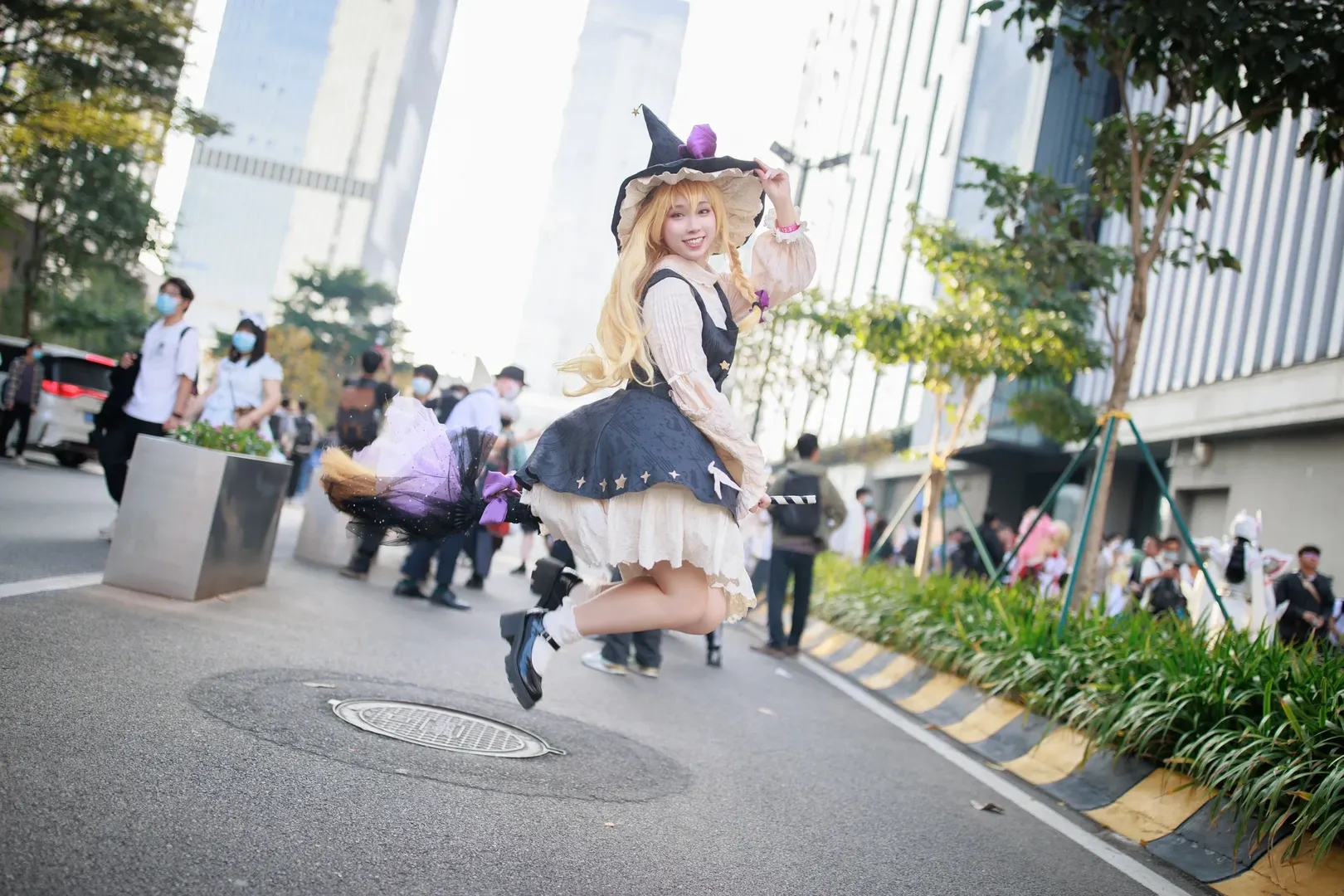 2D, Convention photo, Touhou Project, Marisa cosplay, Firefly ACG Expo - Image 3