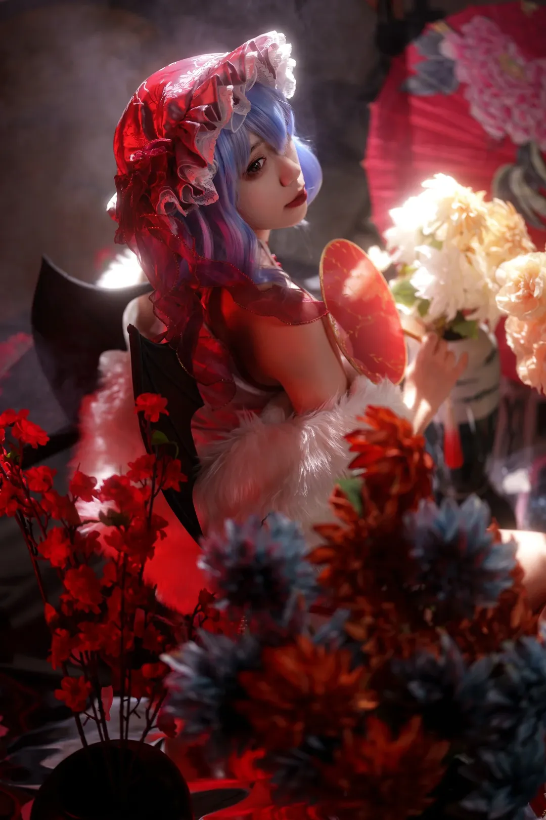东方project, cosplay摄影, 蕾米莉亚斯卡雷特cos, 东方同人, 新中式旗袍 - 第10张