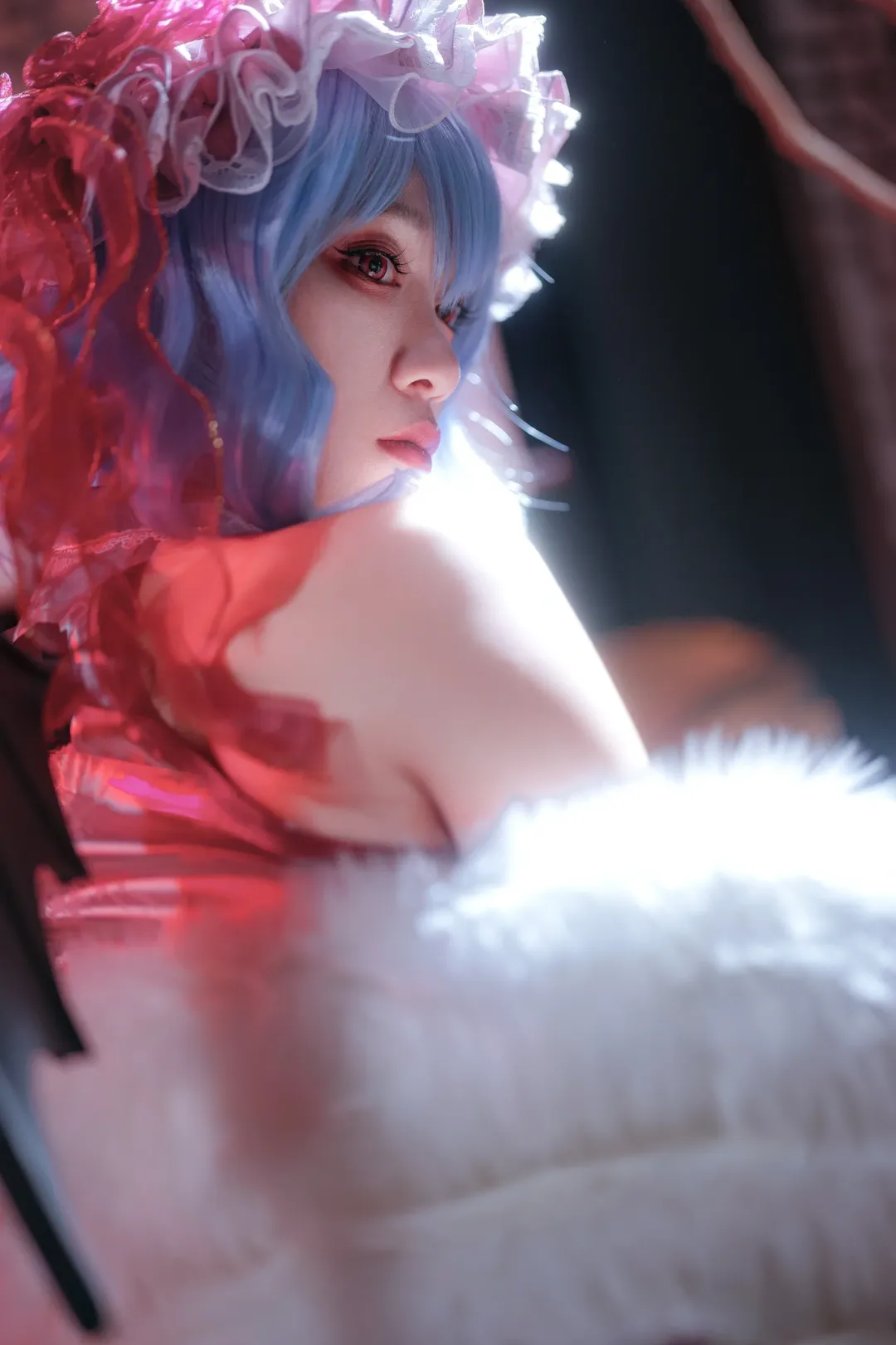 东方project, cosplay摄影, 蕾米莉亚斯卡雷特cos, 东方同人, 新中式旗袍 - 第11张