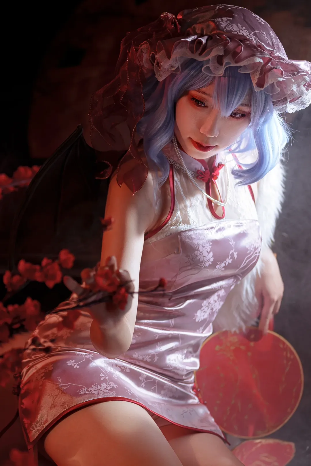 东方project, cosplay摄影, 蕾米莉亚斯卡雷特cos, 东方同人, 新中式旗袍 - 第7张