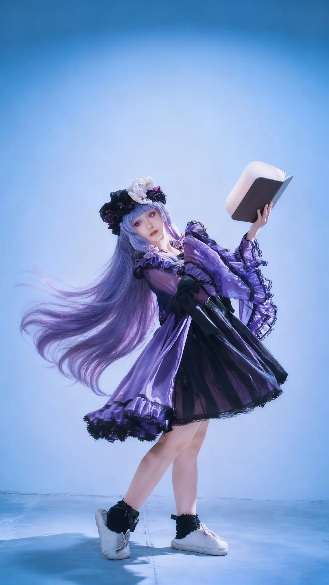 二次元撮影, 東方Project, イベント写真, パチュリー コスプレ, ロリータファッション - 1枚目