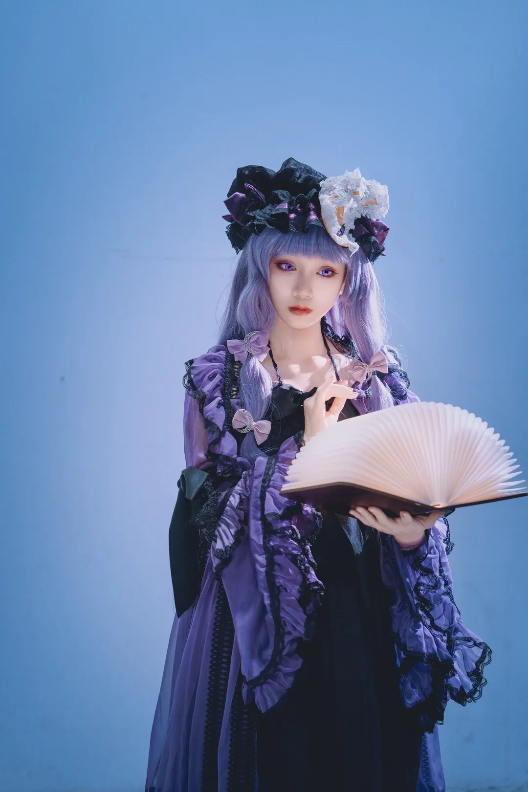二次元撮影, 東方Project, イベント写真, パチュリー コスプレ, ロリータファッション - 3枚目