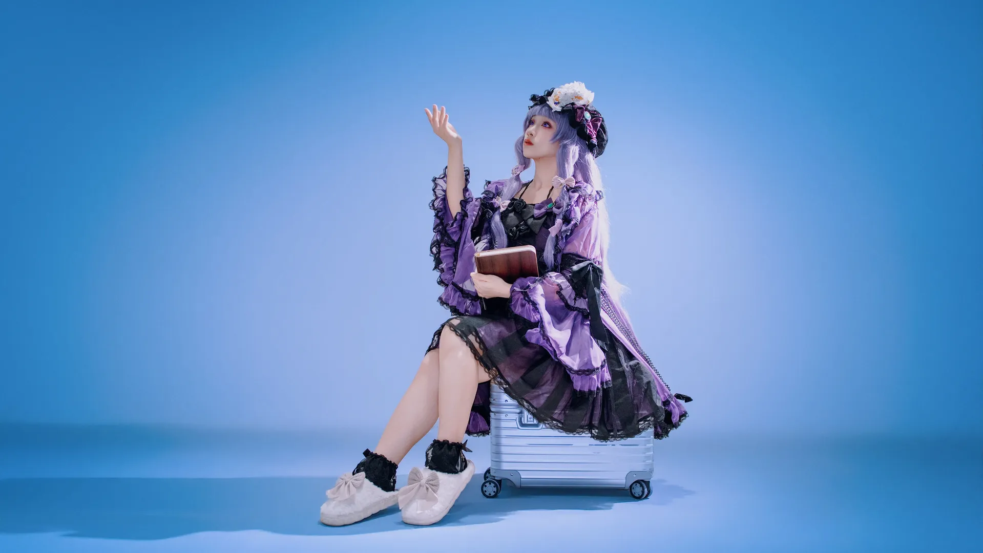 二次元撮影, 東方Project, イベント写真, パチュリー コスプレ, ロリータファッション - 5枚目