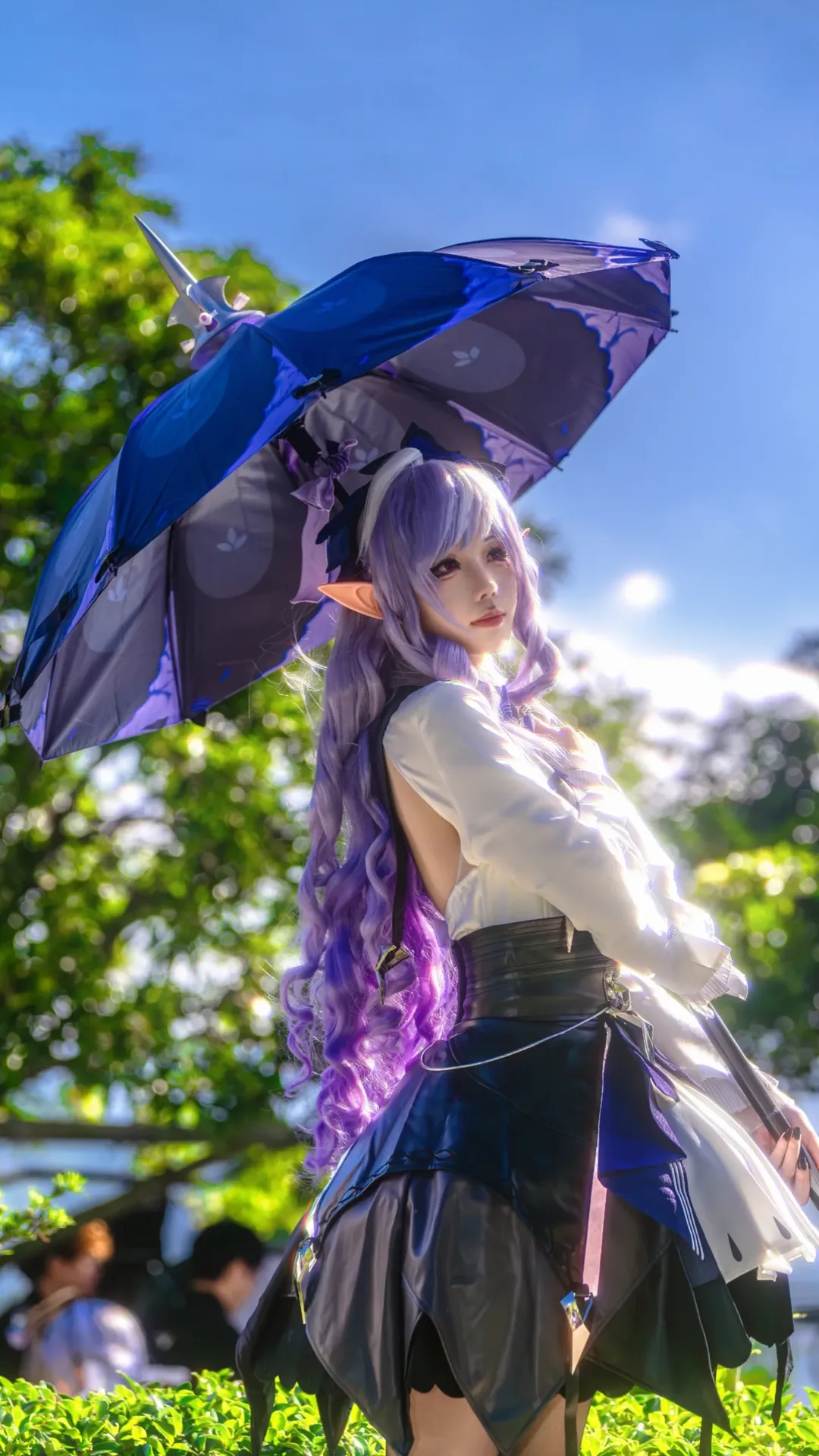 绝区零, cosplay, 户外摄影, 薇薇安cos, 精灵耳
