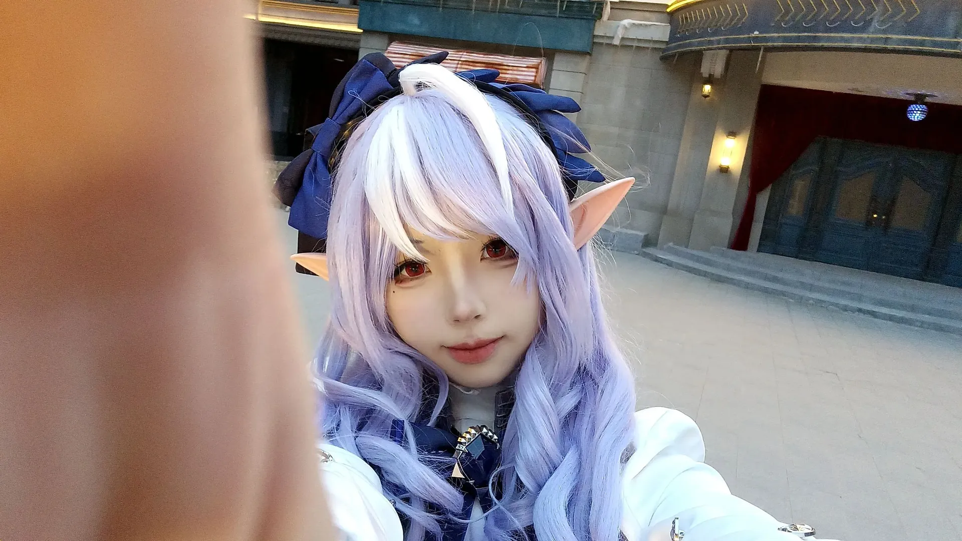 绝区零, cosplay, 薇薇安cos, 精灵耳cos, 紫发精灵 - 第1张